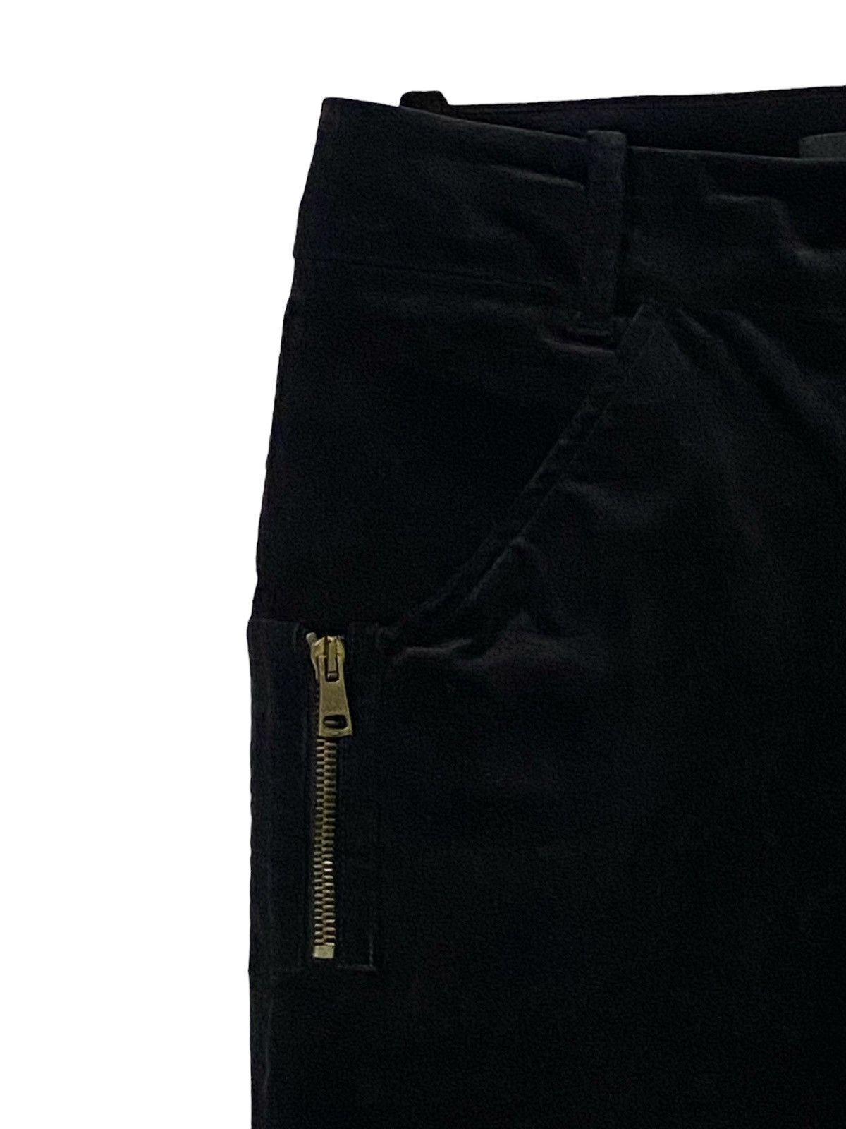 Gucci Gucci Velvet GG Interlock Logo Side Pocket Zip Flare Pants Size 26" / US 2 / IT 38 - 19 Thumbnail