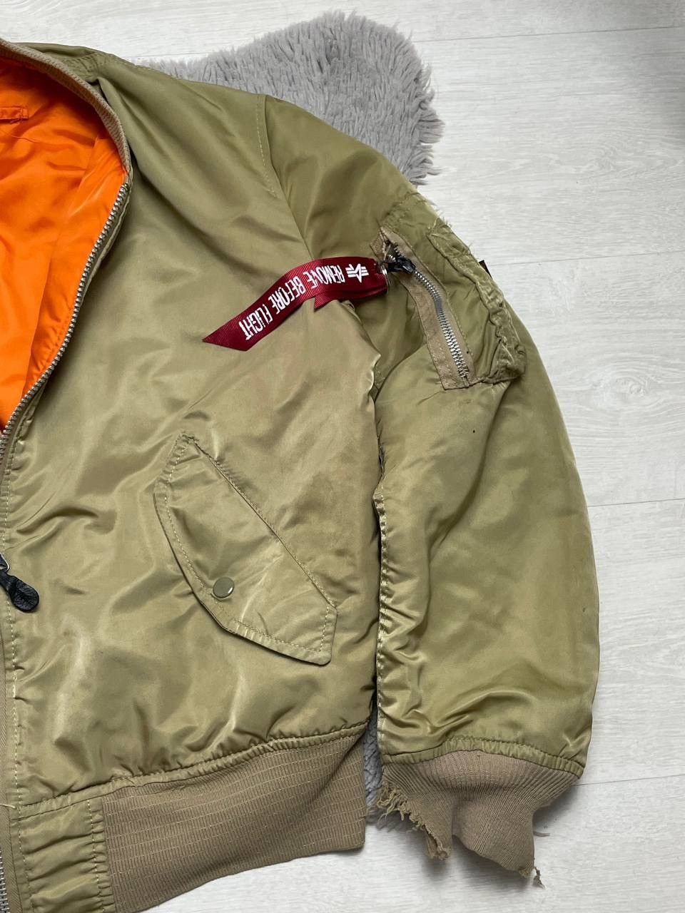 Alpha Industries × Vintage Alpha Industries Vintage Bomber Jacket Ma 1 Avantgarde Style Size US M / EU 48-50 / 2 - 4 Thumbnail