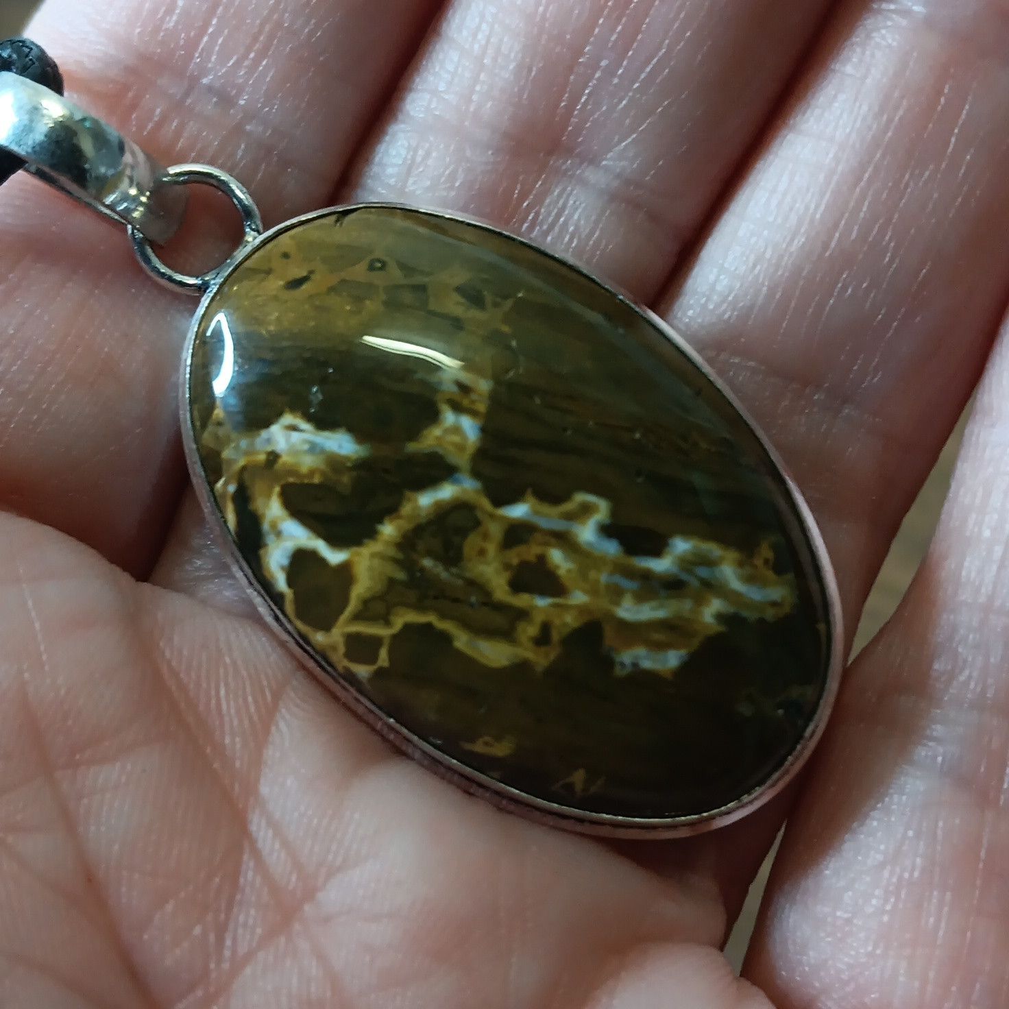 Other Ocean Jasper gemstone pendant necklace Size ONE SIZE - 5 Thumbnail