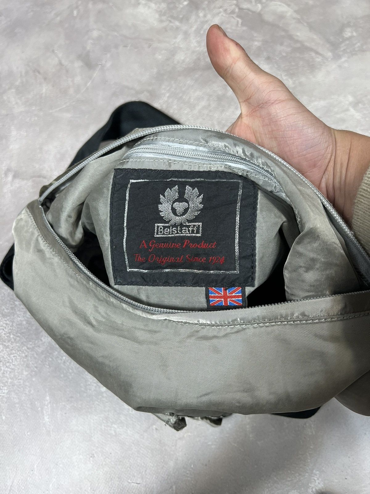 Other Vintage Belstaff Silver Nylon Bag Size ONE SIZE - 9 Thumbnail
