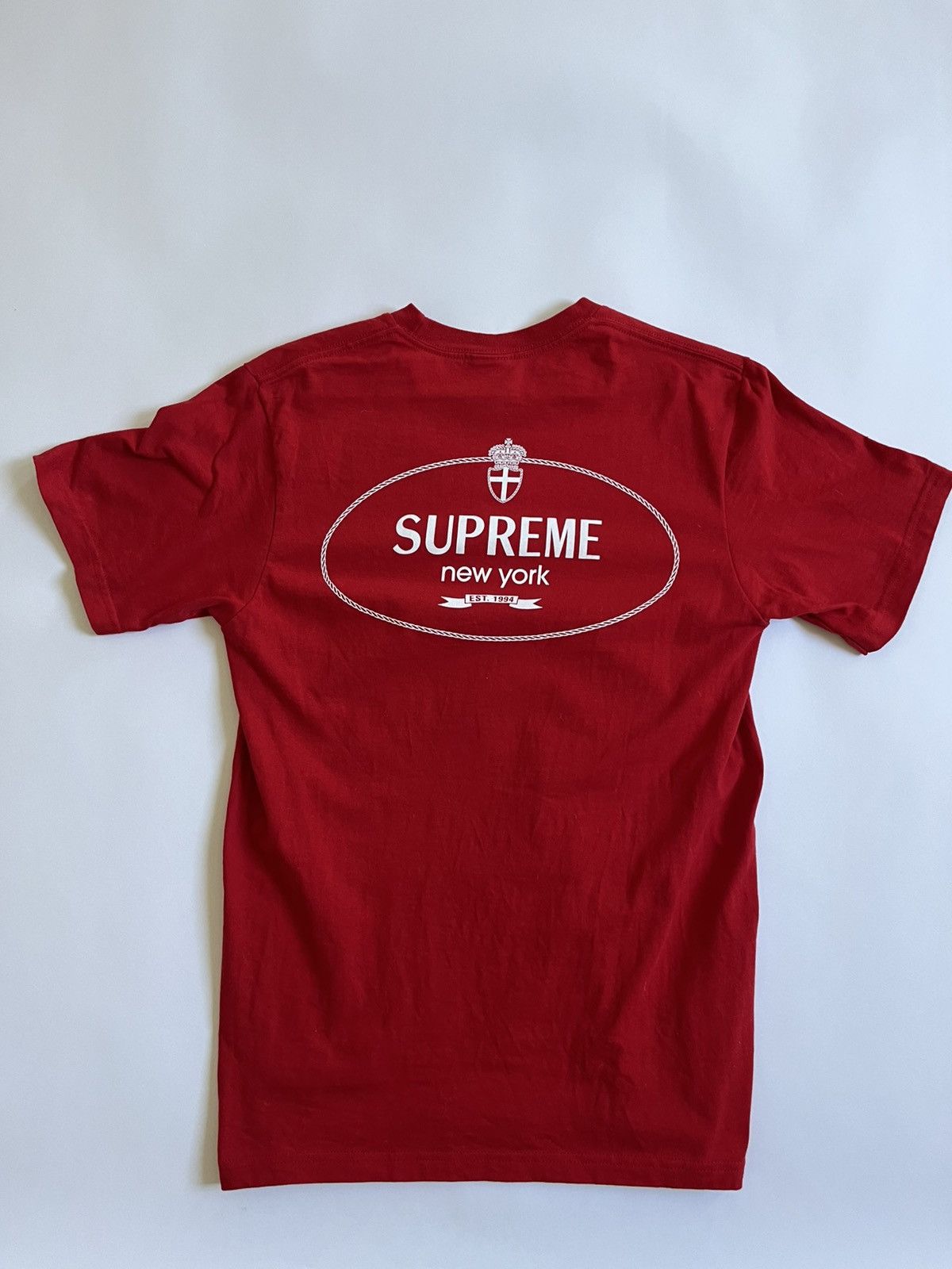Supreme red supreme t-shirt Size US M / EU 48-50 / 2 - 3 Thumbnail