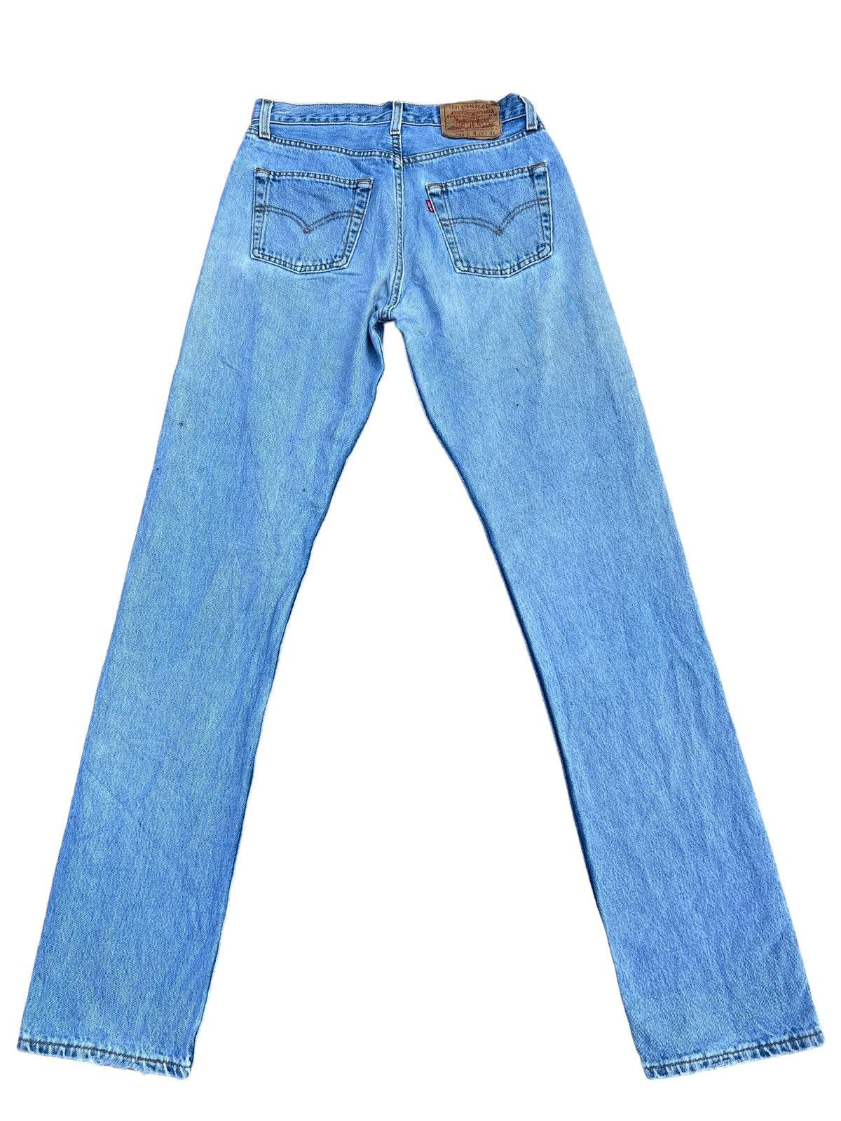 Levi's Vintage 1997 Levi’s 501 Usa Distressed Fade Blue Denim Jeans Size US 29 - 14 Thumbnail