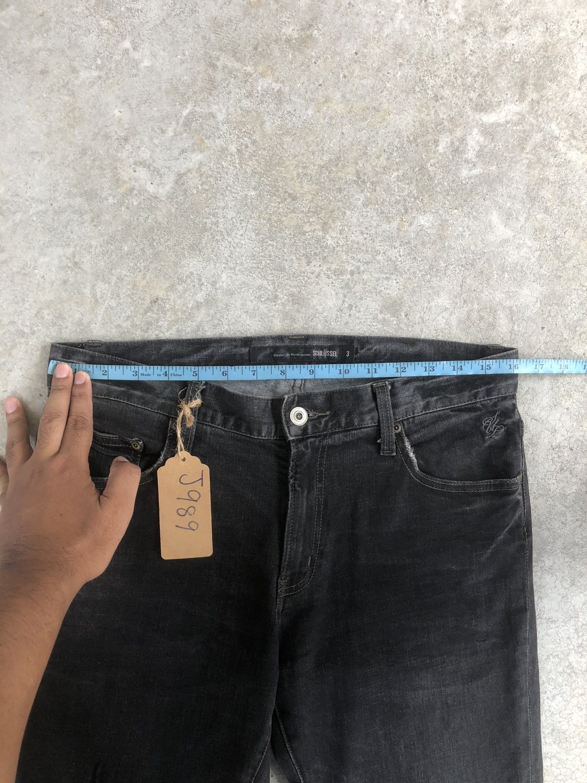 Schlussel Japanese Schlussel Flared Jeans Distressed Jeans Size US 32 / EU 48 - 19 Thumbnail