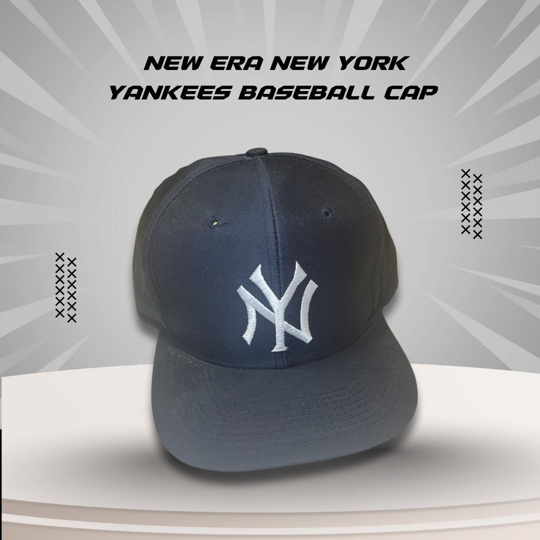 New Era New Era New York Yankees Baseball Cap Navy Blue Adjustable F Size ONE SIZE - 1 Thumbnail