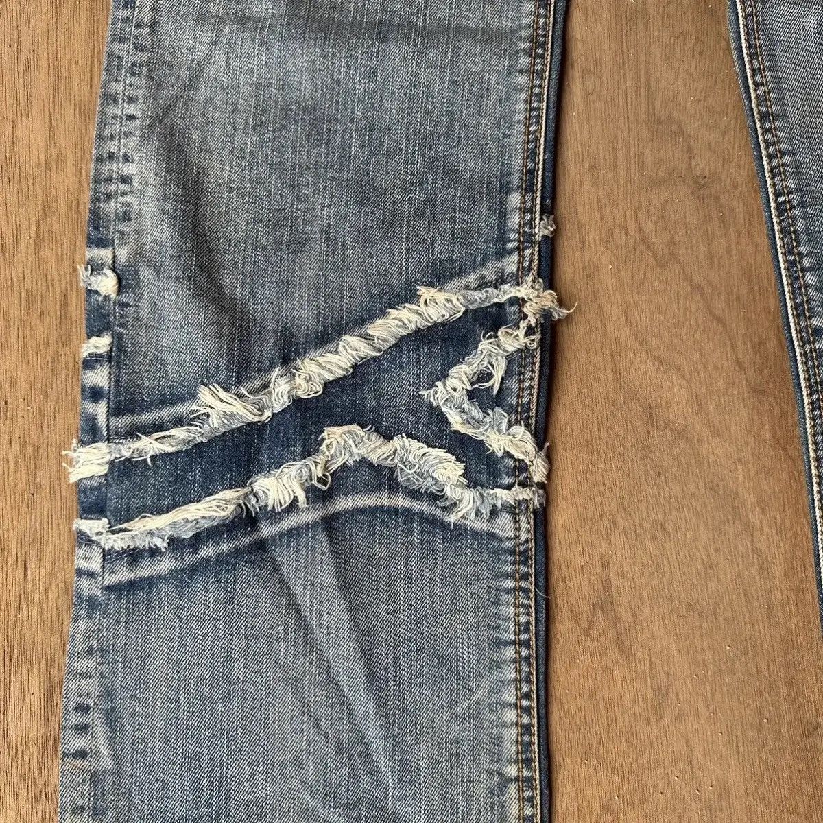 Gotcha STEALS💥VINTAGE GOTCHA SURF JEAN RIPPED VERY RARE DENIM PANT Size US 30 / EU 46 - 7 Thumbnail