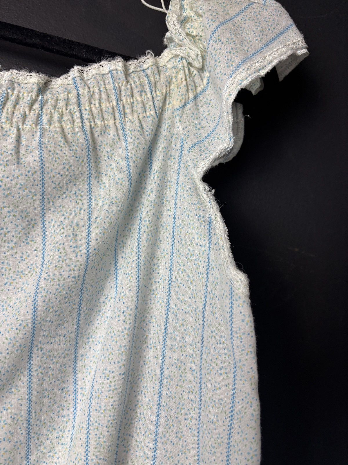 Vintage Vintage Dress Elastic Neck Frock Polka Dot Beach Sun 70s 80s Size M / US 6-8 / IT 42-44 - 7 Thumbnail