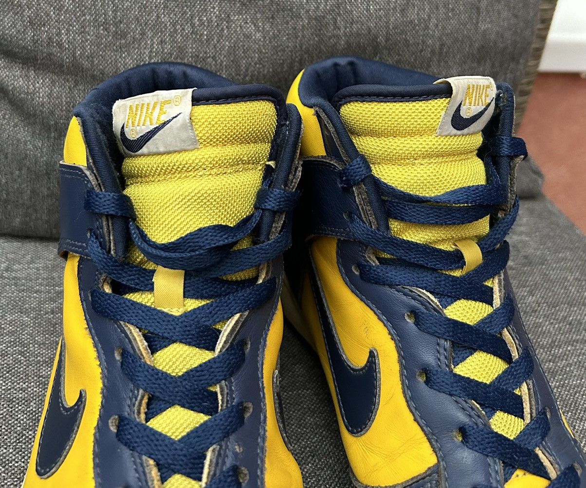 Nike × Vintage Vintage 2003 Nike Dunk High Michigan Size US 10 / EU 43 - 8 Thumbnail