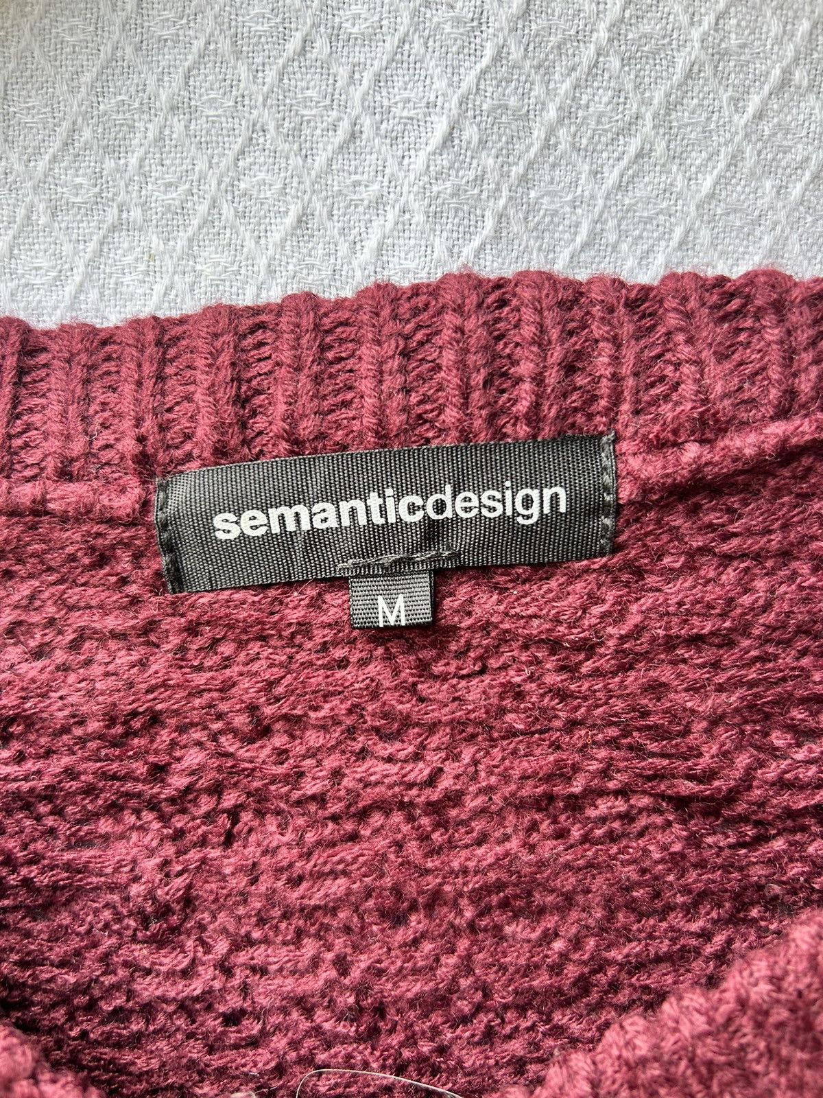 Hysteric Glamour Semanticdesign knit mohair grunge Issey style Size US L / EU 52-54 / 3 - 5 Thumbnail