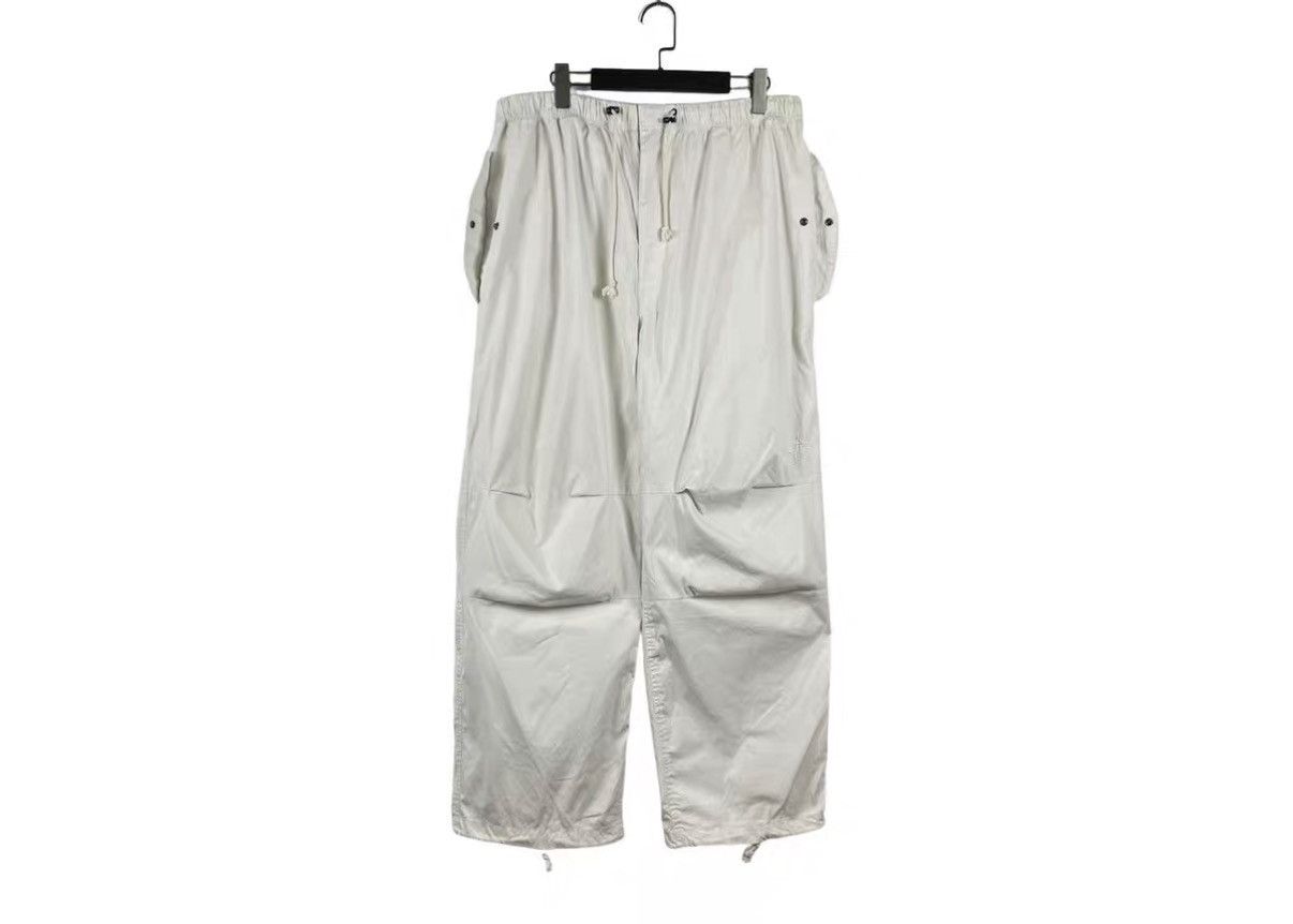 Stussy Stussy White Relaxed Fit Cargo Parachute Pants J31 Size US 36 / EU 52 - 1 Thumbnail