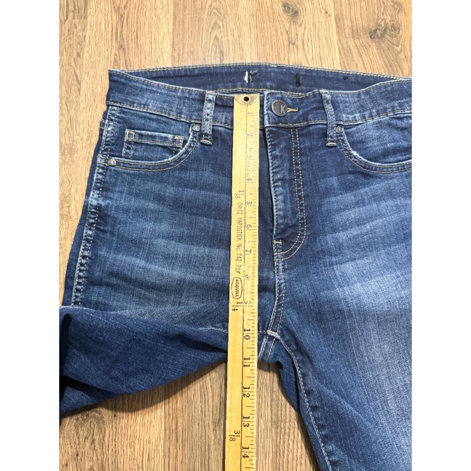 Vintage KUT from the Kloth Jeans, Women's Size 27, FAB AB Toothpick Skinny Mia High Rise Jeans Size 27" / US 4 / IT 40 - 6 Thumbnail