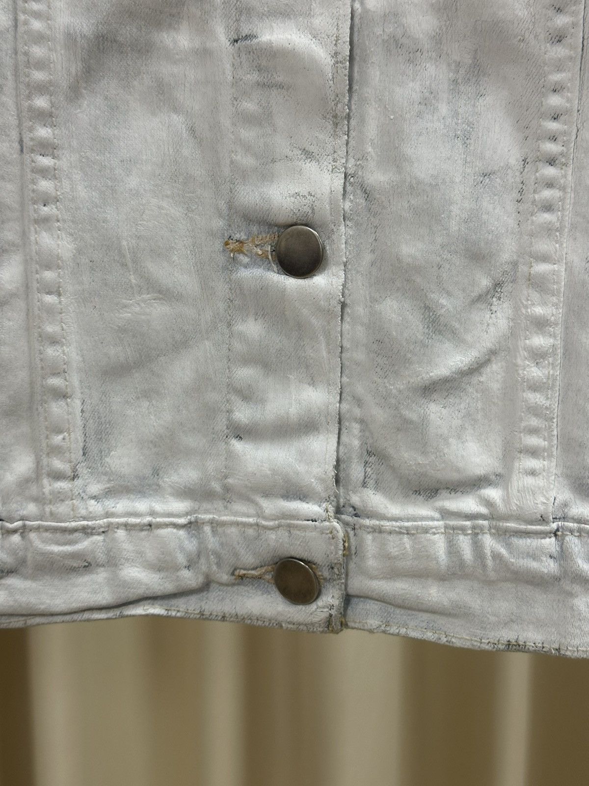 Maison Margiela AW99 Painted Denim Jacket Size US S / EU 44-46 / 1 - 8 Thumbnail