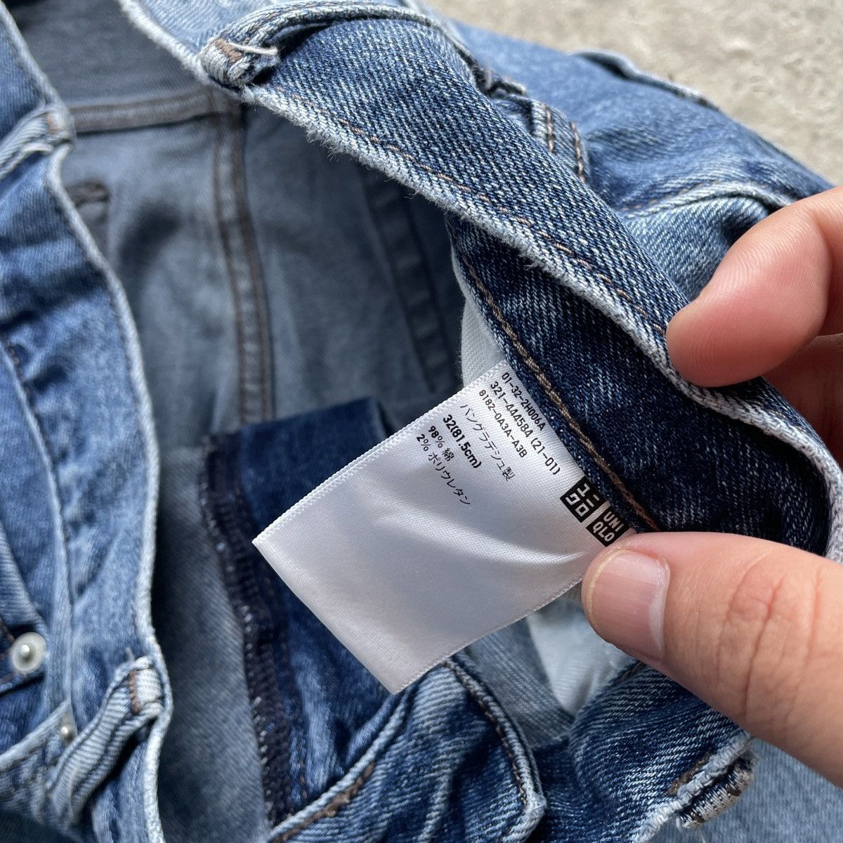 Japanese Brand Vintage Faded Japanese Brand Denim Jeans Pants W33x27.5 Size US 33 - 7 Thumbnail