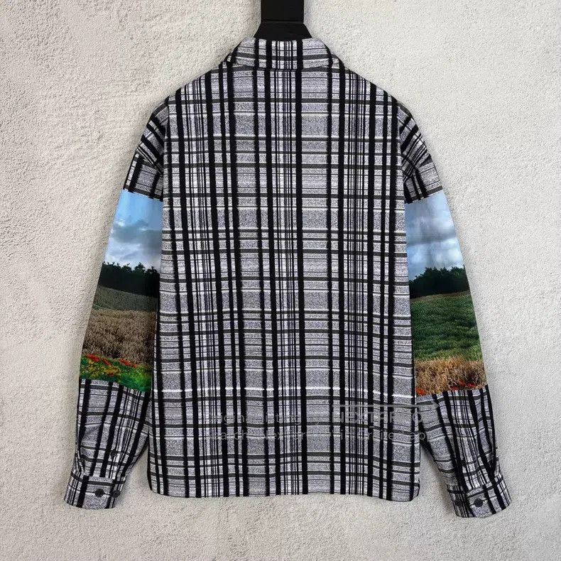 Louis Vuitton Louis Vuitton FW23 plaid landscape print single-breasted l Size US S / EU 44-46 / 1 - 2 Thumbnail