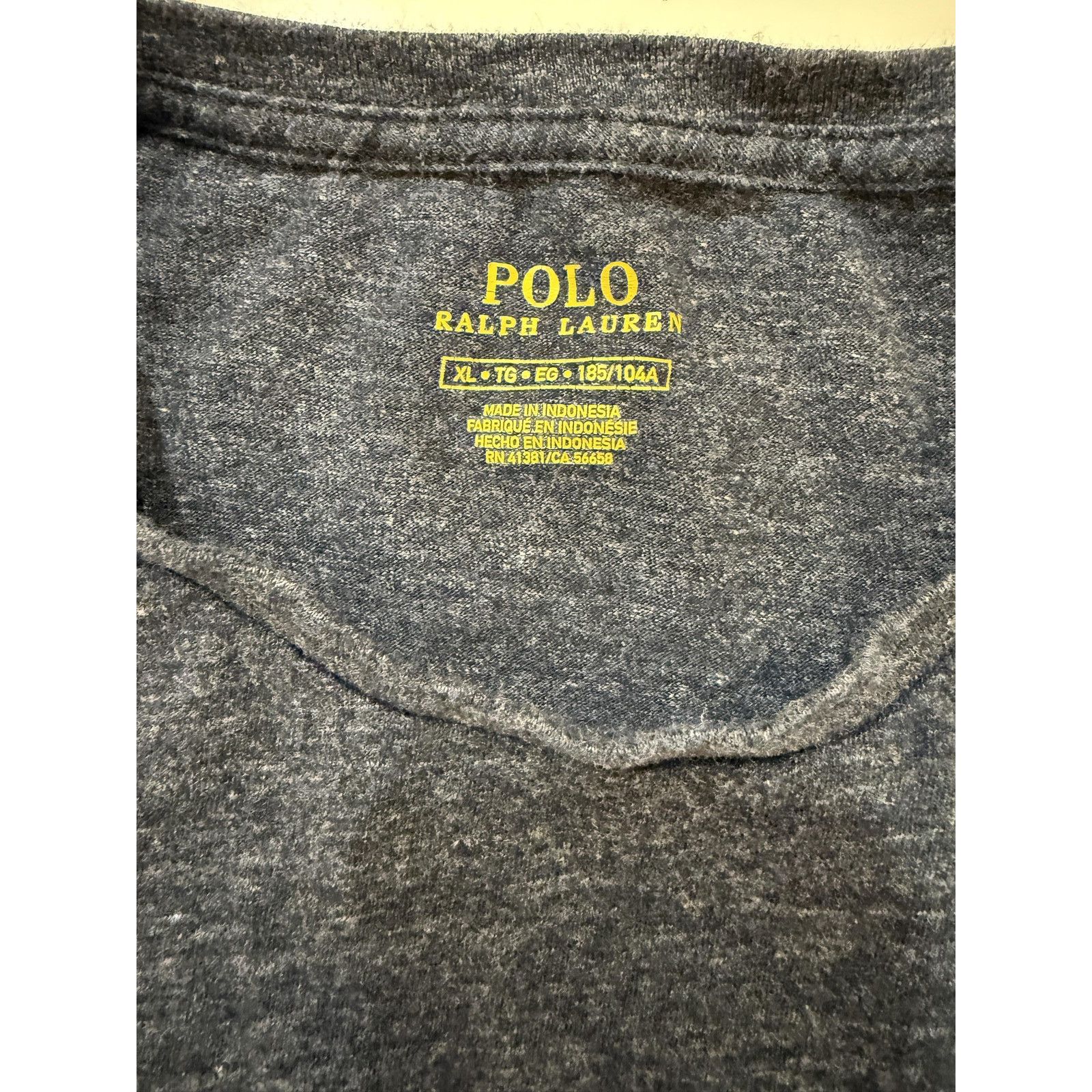 Polo Ralph Lauren Polo Ralph Lauren Shirt Mens XL Blue Gray Long Sleeve Pony Size US XL / EU 56 / 4 - 3 Thumbnail