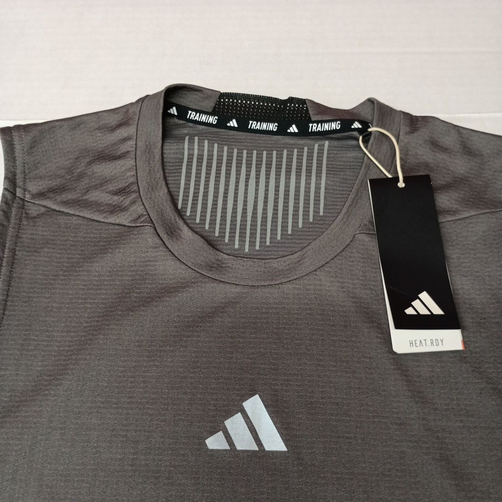 Adidas ADIDAS Men's HEAT.RDY Tank Top Size XL Gray Slim Fit IS3712 Size US XL / EU 56 / 4 - 2 Thumbnail