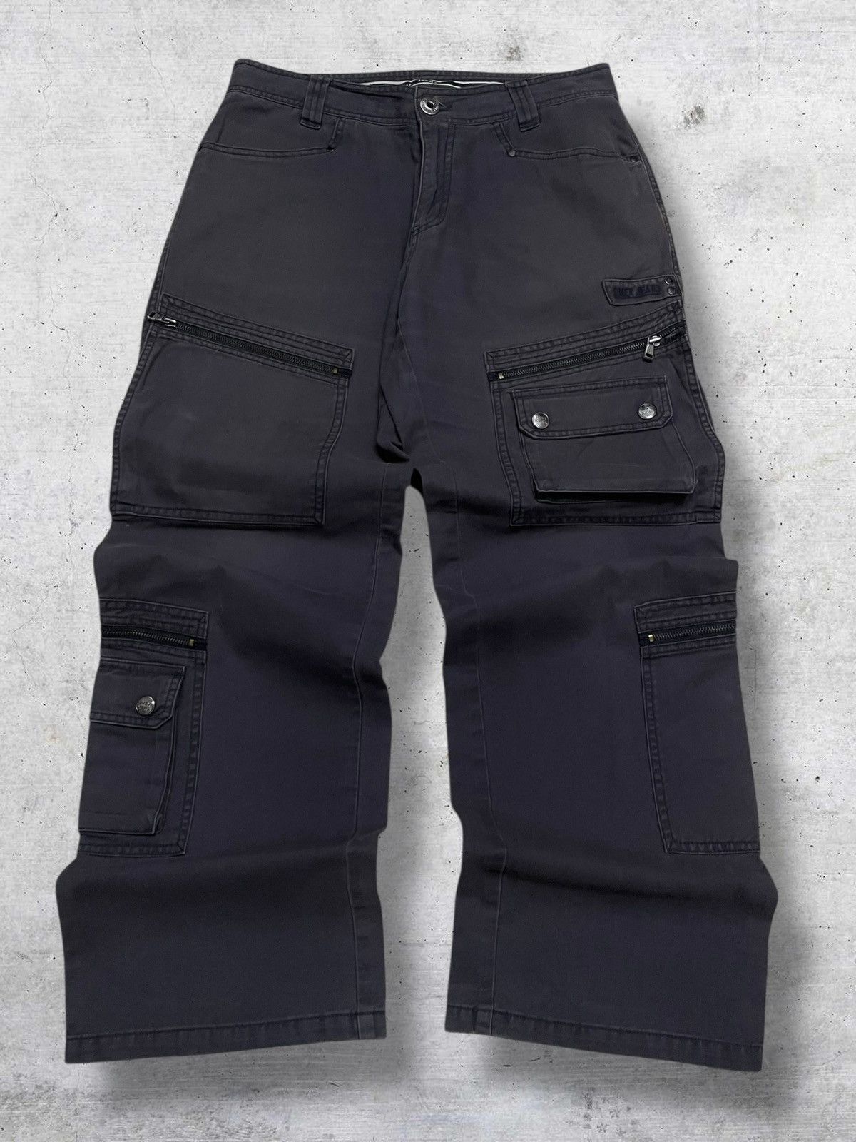 Japanese Brand VINTAGE SMEX 1990S JAPAN DESIGNER CARGO COMBAT FADED PANT Size US 32 / EU 48 - 1 Thumbnail