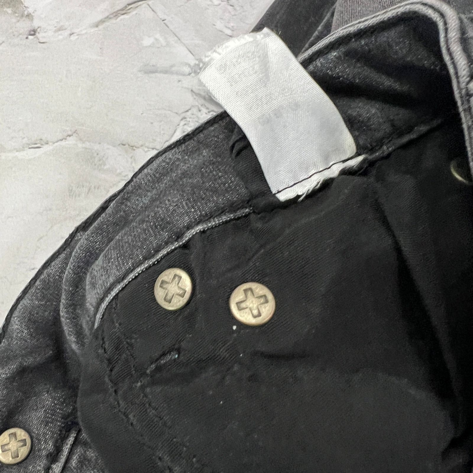 Ksubi Ksubi Skinny Jeans Black Distressed Raw Hem Size 28 Size 28" / US 6 / IT 42 - 11 Thumbnail