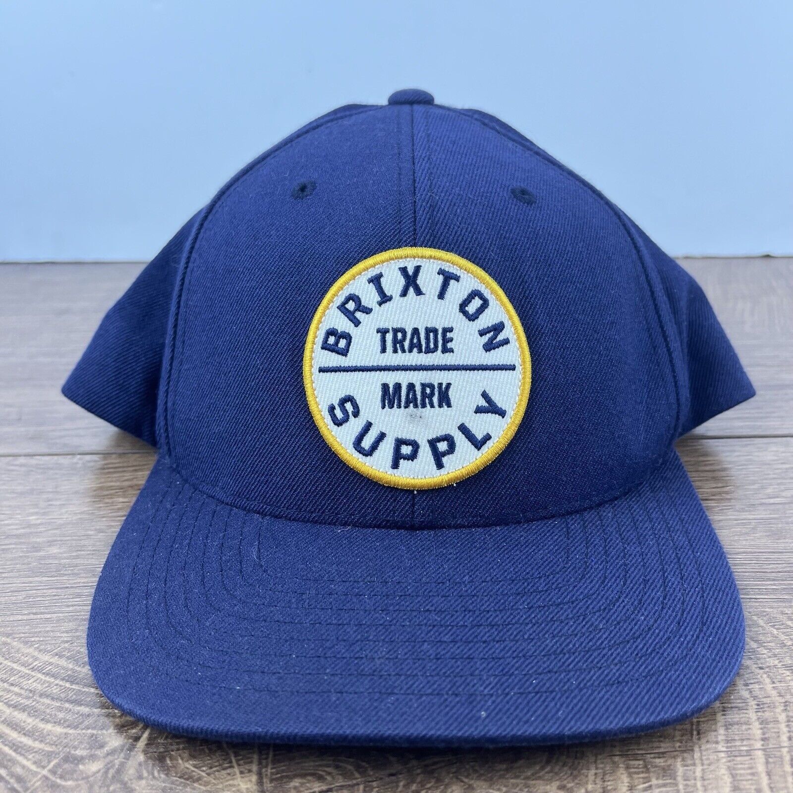 Other Brixton Supply Hat Brixton Snapback Hat Blue Adjustable Hat Size ONE SIZE - 2 Thumbnail