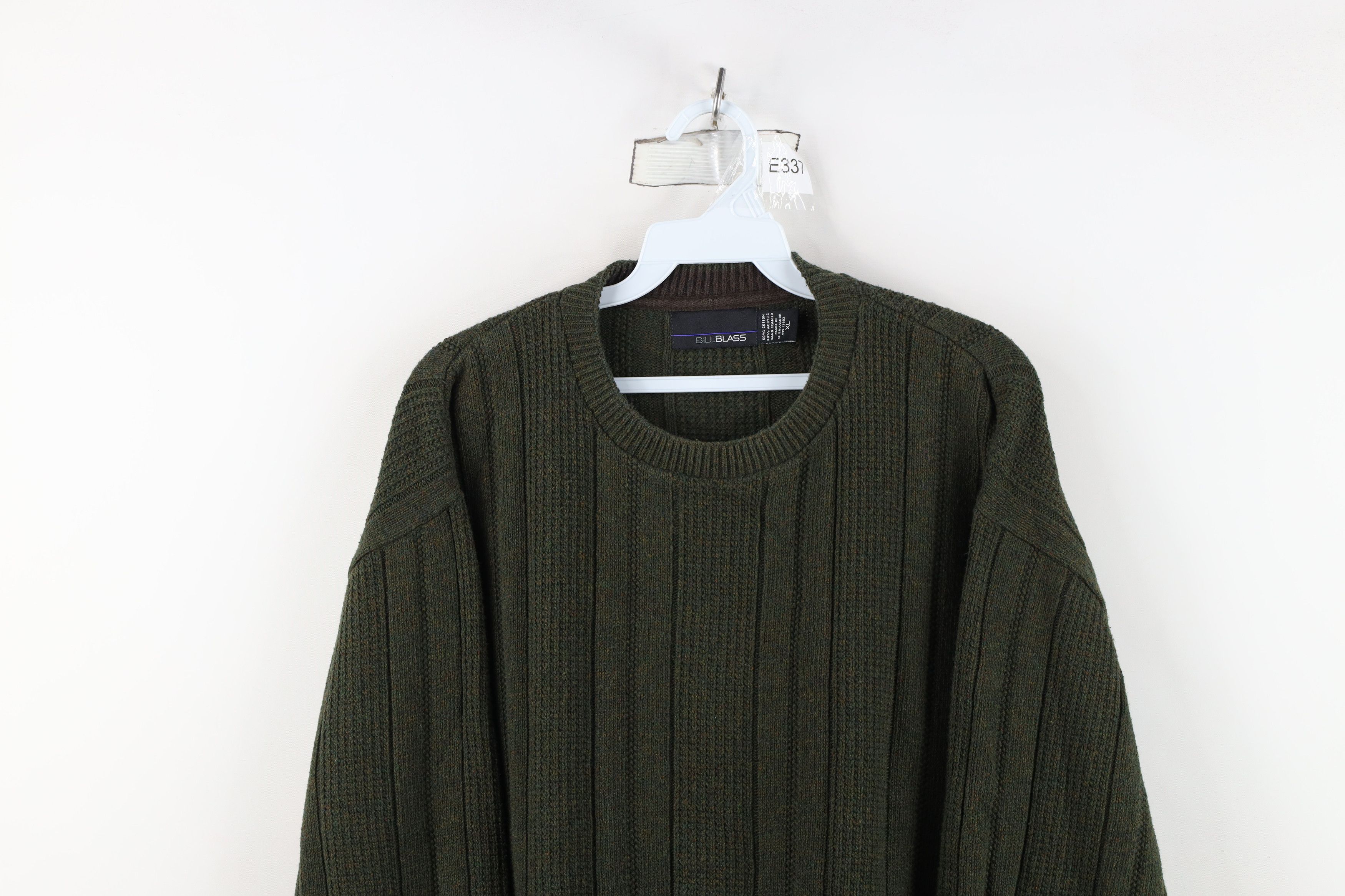 Vintage Vintage 90s Streetwear Fleck Hand Framed Knit Sweater Size US XL / EU 56 / 4 - 2 Thumbnail