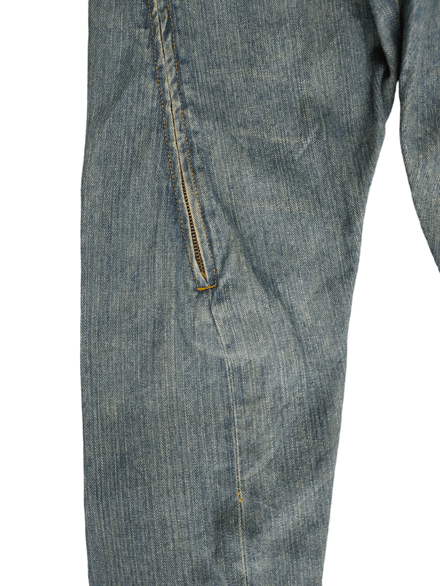 Le Grande Bleu (L.G.B.) Flare Jeans Japan Zipper Faded Boot Cut Y2k Mudmax Lgb Size US 30 / EU 46 - 7 Thumbnail