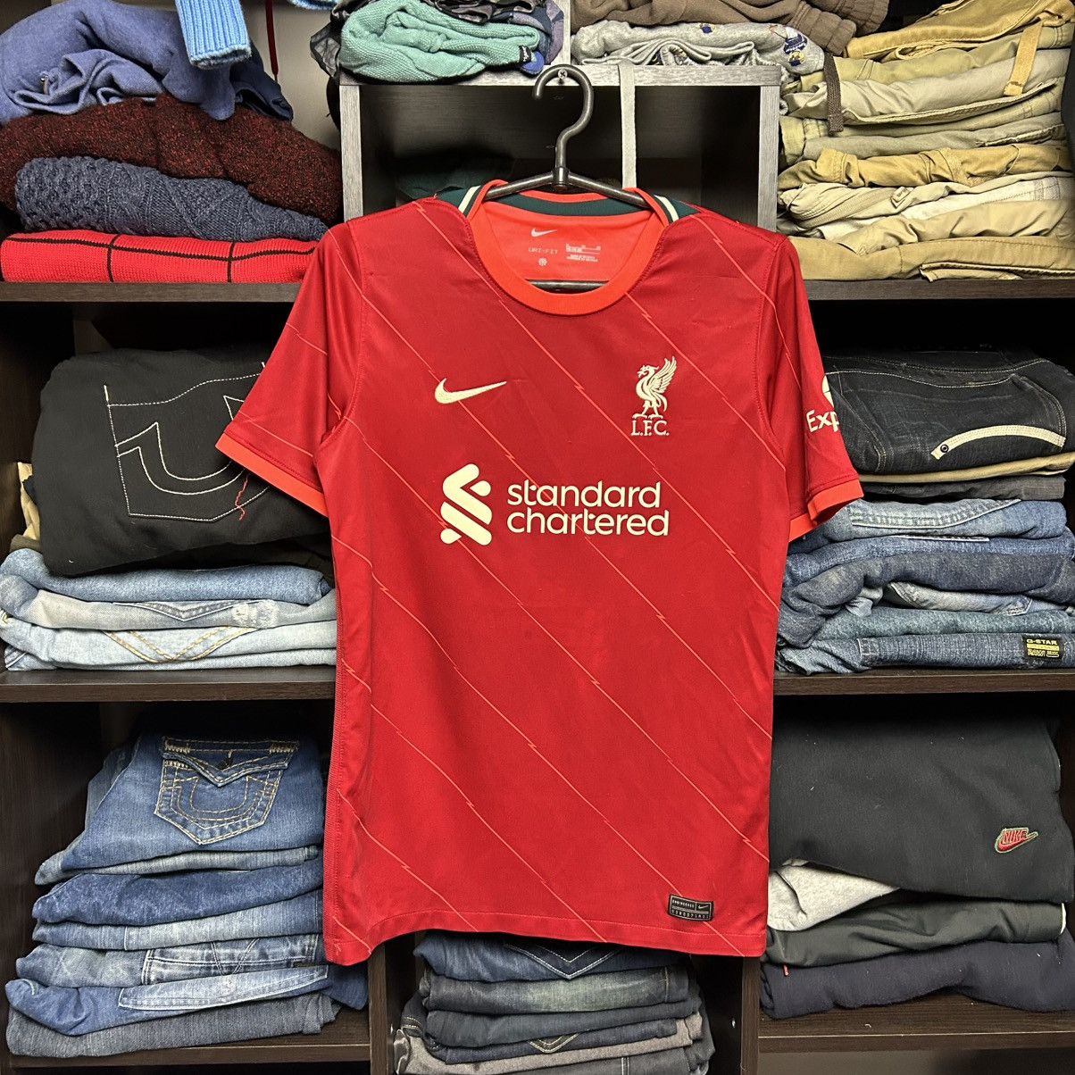 Nike Nike FC Liverpool 23 Luis Diaz 2019 home soccer jersey Size US S / EU 44-46 / 1 - 1 Thumbnail