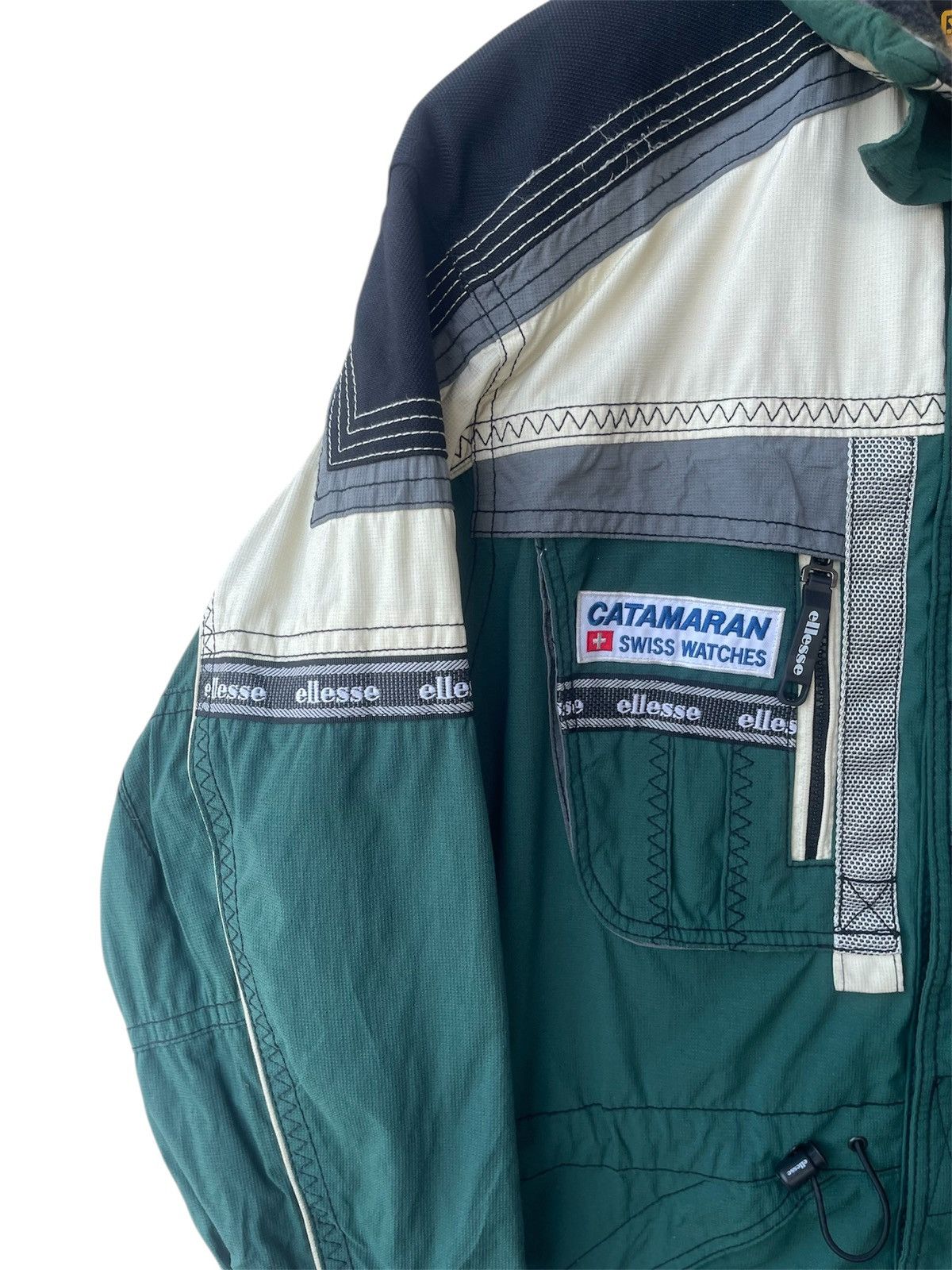 Ellesse RARE Vintage Ellesse Catamaran Swiss Watches Ski Jacket Size US L / EU 52-54 / 3 - 7 Thumbnail