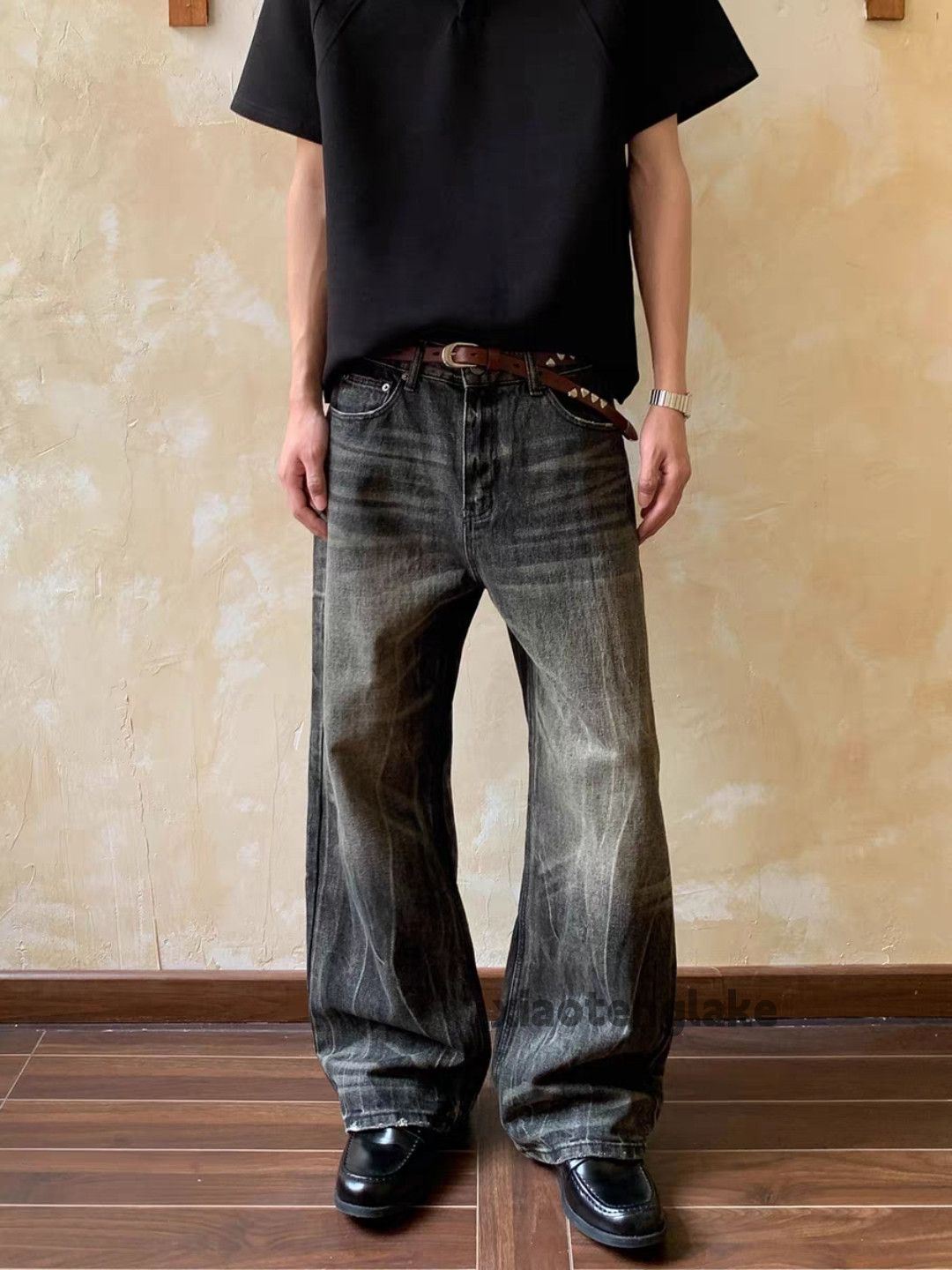 Jean ltx vintage washed faded cleanfit loose baggy jeans Size US 34 / EU 50 - 5 Thumbnail