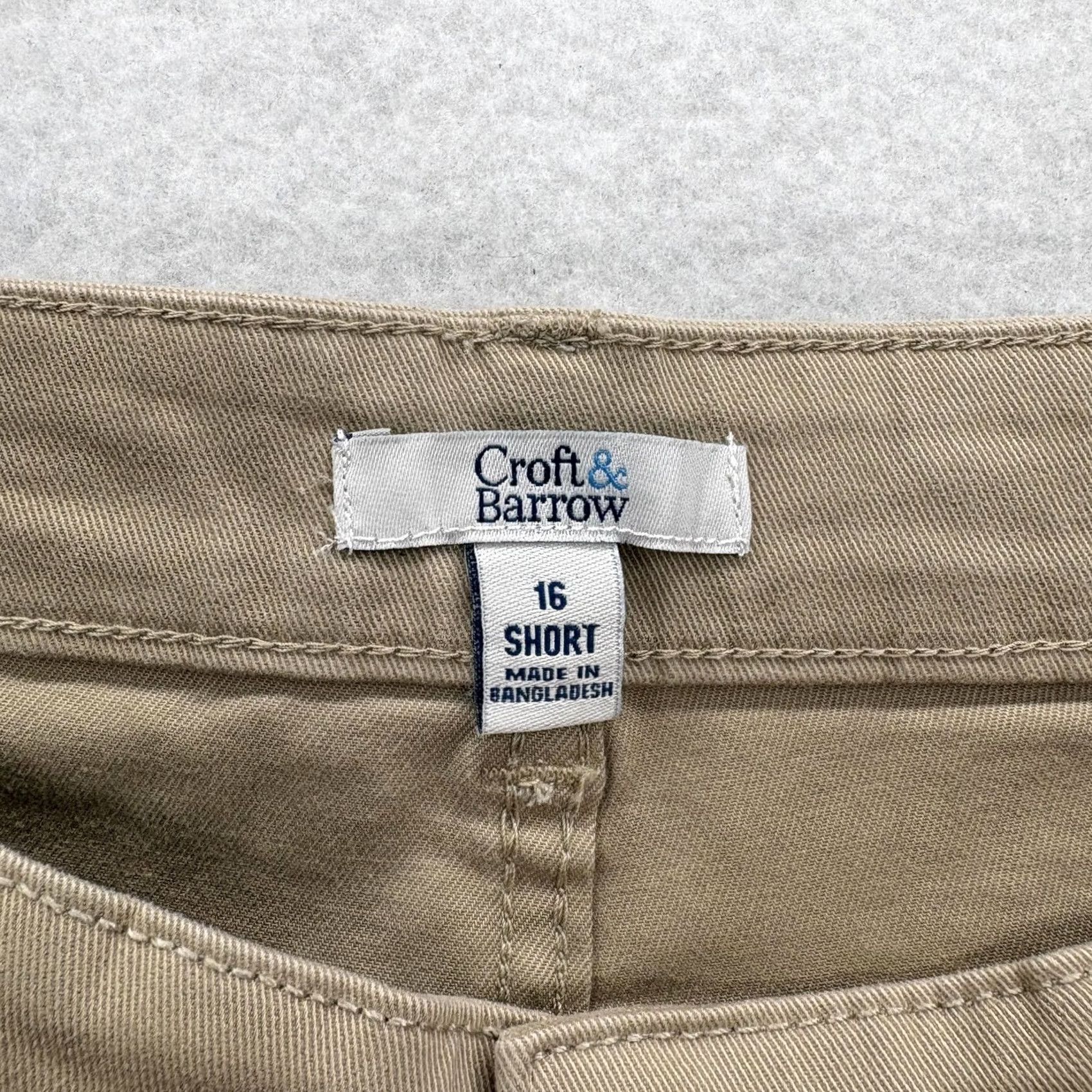 Croft & Barrow Croft & Barrow Jeans Womens 16 Short Tan Classic Stretch Tummy Control Comfort Size 38" / US 16 / IT 52 - 4 Thumbnail