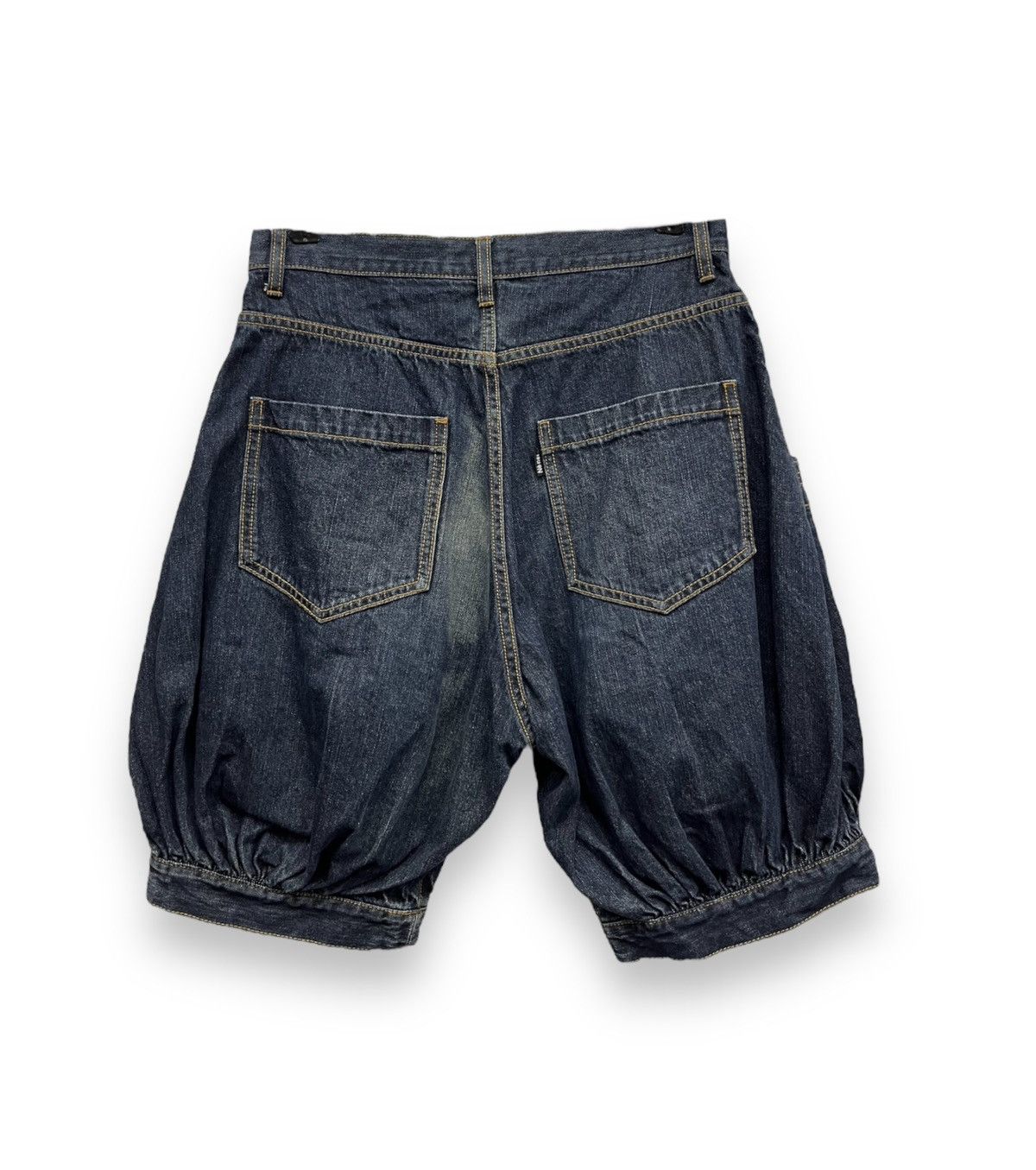 Issey Miyake NE-NET By ISSEY MIYAKE Sun Faded Butt SASHIKO Balloon Shorts Size US 30 / EU 46 - 4 Thumbnail