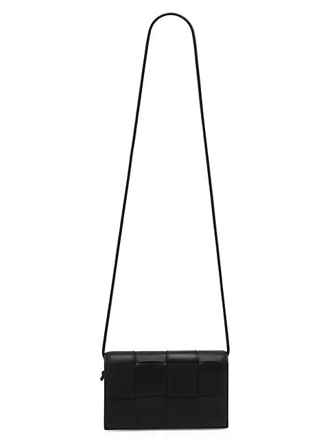 Bottega Veneta o1loc1c0824 Size: OS / Wallet On Strap in Black Size ONE SIZE - 4 Thumbnail
