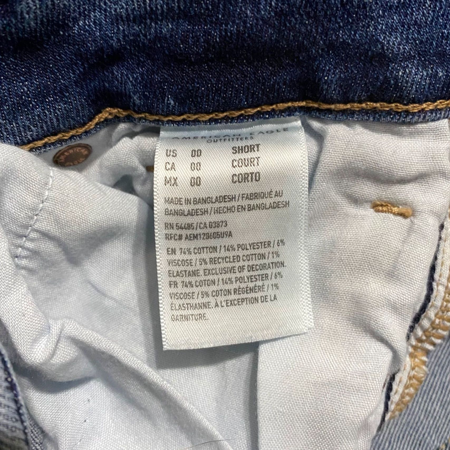 American Eagle Outfitters VINTAGE not applicable Size 24" / US 00 / IT 34 - 5 Thumbnail