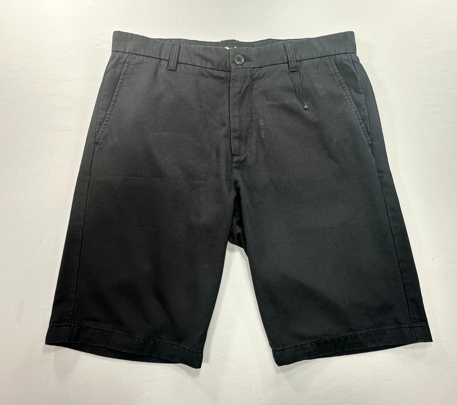 Only NY Only NY Flat Front Chino Shorts Mens Black 34 Size US 34 / EU 50 - 1 Thumbnail