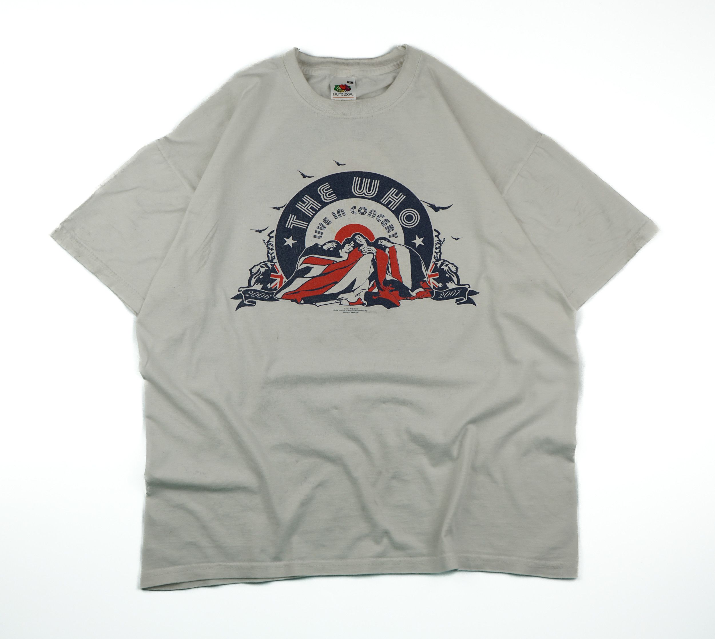 Vintage vintage 2007 the who band tour t shirt grailed