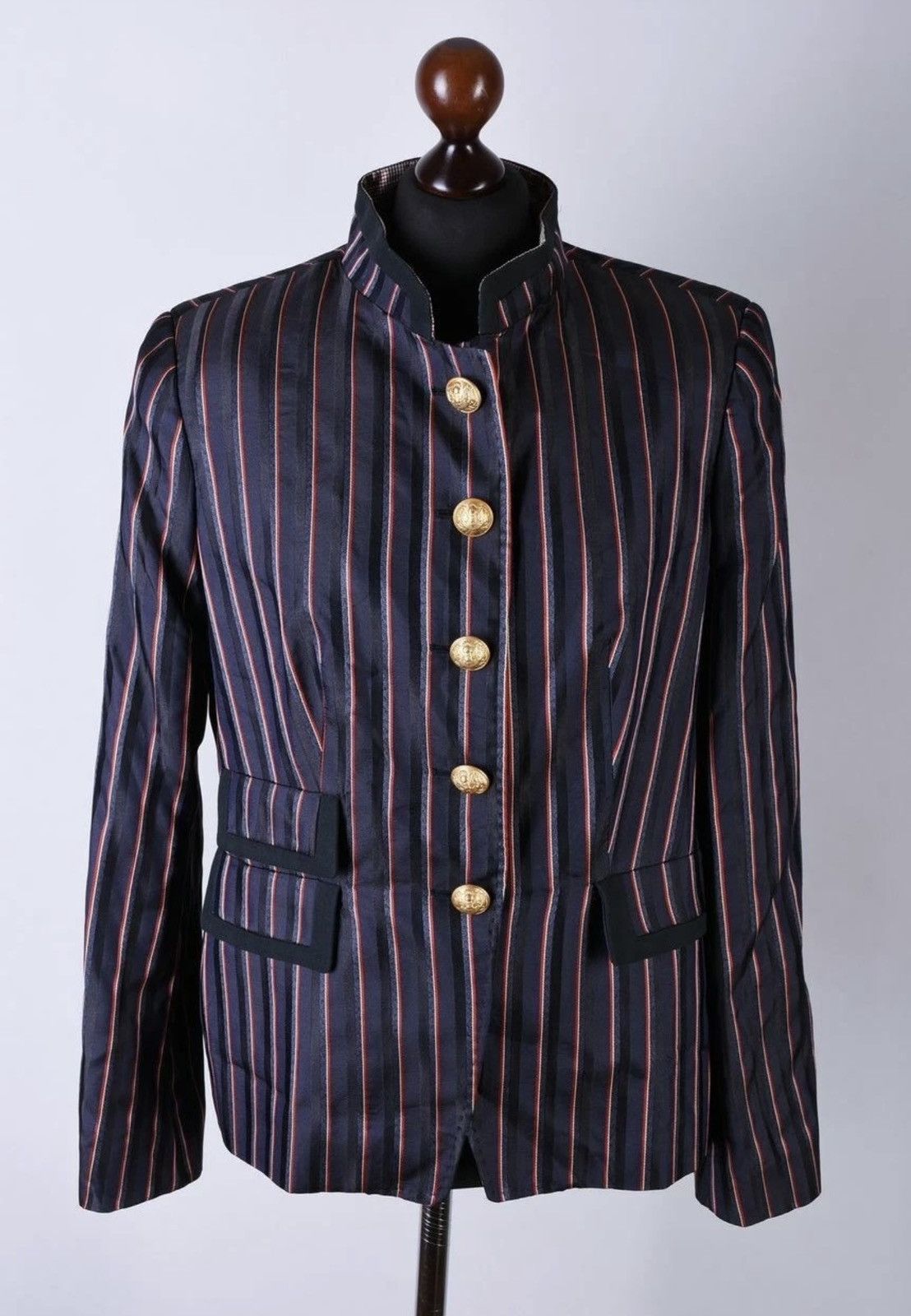Other Ladies Onorati Classic Striped Blazer Jacket Size XXL Size XL / US 12-14 / IT 48-50 - 1 Thumbnail