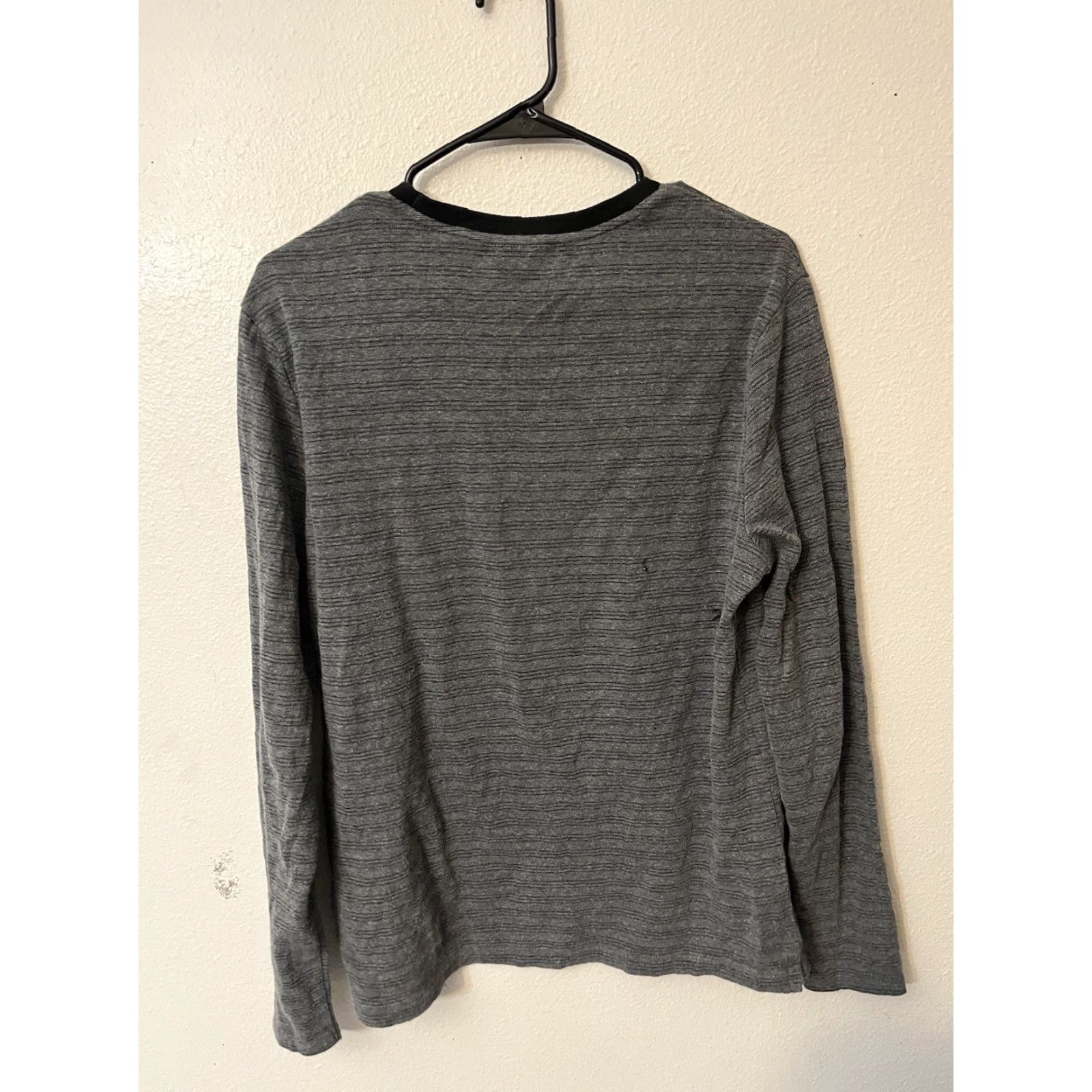 Express Express Sweater Men’s Size Medium Gray Knit Pullover Striped Crewneck Size US M / EU 48-50 / 2 - 3 Thumbnail