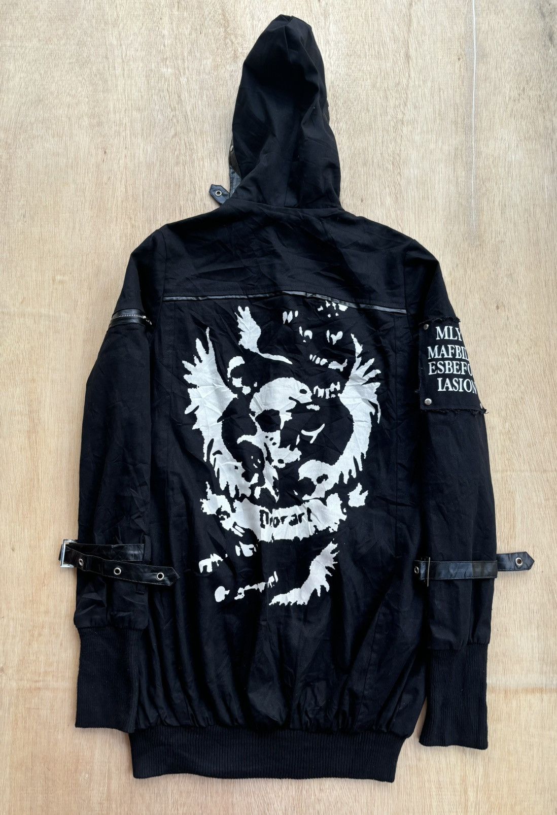 If Six Was Nine Addictrap Studded Skull Ifsixwasnine Lgb Style punk Jacket Size US L / EU 52-54 / 3 - 2 Thumbnail