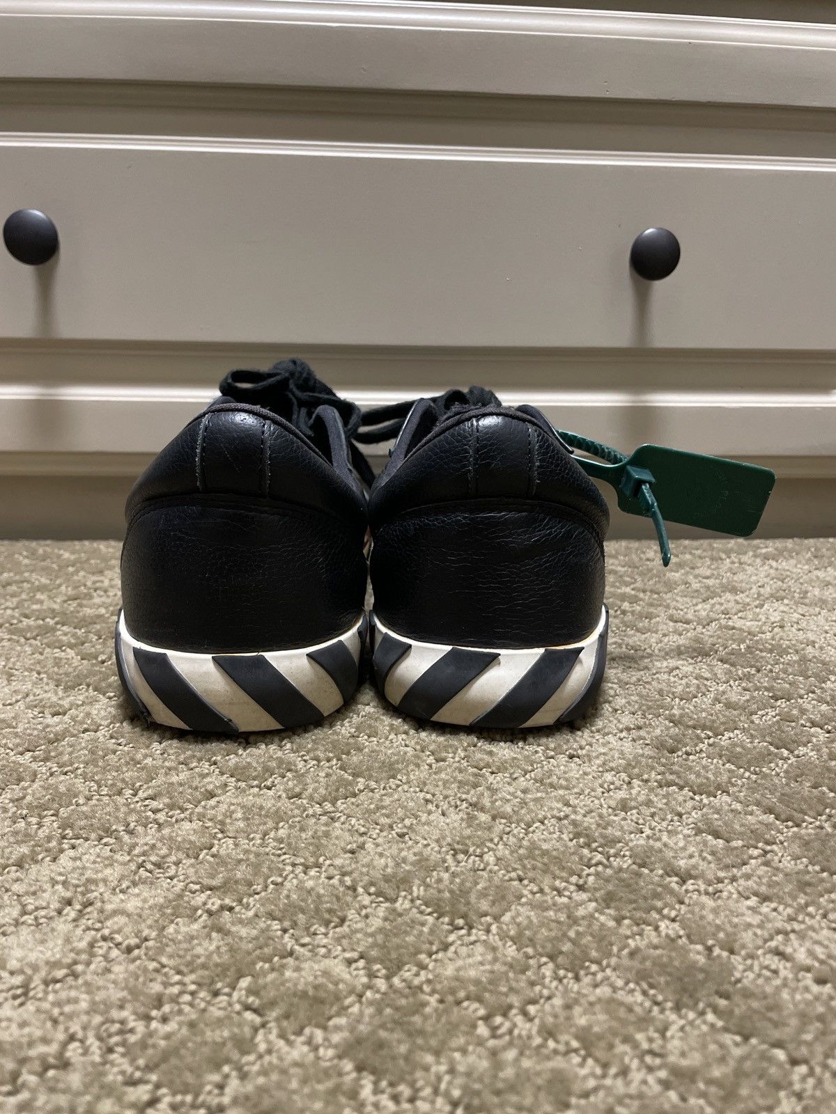 Off-White Off-White Low Vulcanized Calf Leather Sneaker Size US 12 / EU 45 - 3 Thumbnail