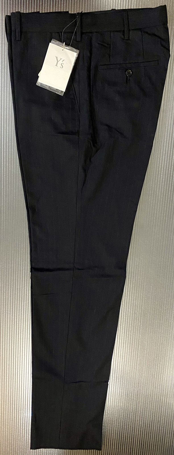 Y's Y’s yohji yamamoto 🇯🇵 Nero mute pinstripe wool slacks 3 NWT Size US 36 / EU 52 - 13 Thumbnail