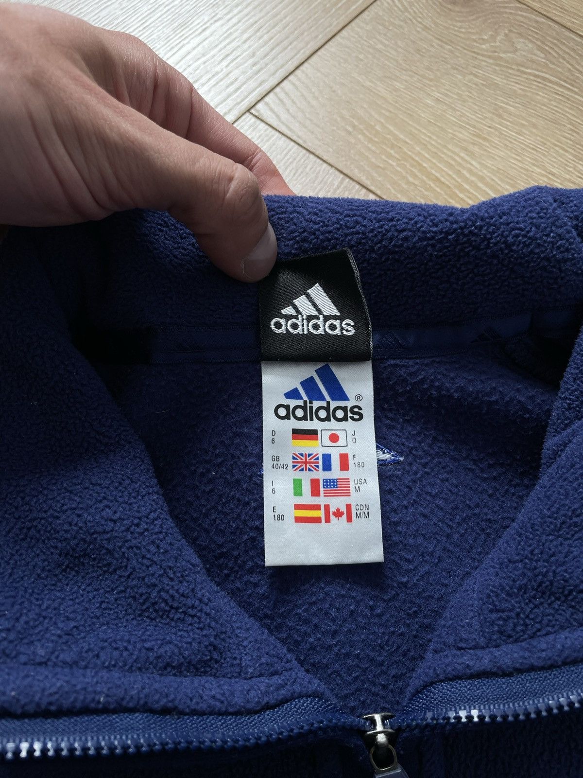 Adidas × Vintage Adidas Champions League Fleece Sweatshirt Soccer Football Size US XL / EU 56 / 4 - 6 Thumbnail