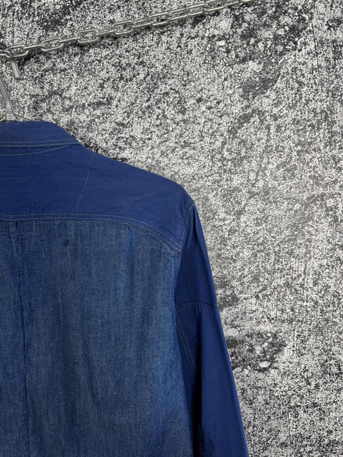 G-Star G-Star Raw Faeroes Work Mix Denim Shirt Button Up Size L Size US L / EU 52-54 / 3 - 12 Thumbnail