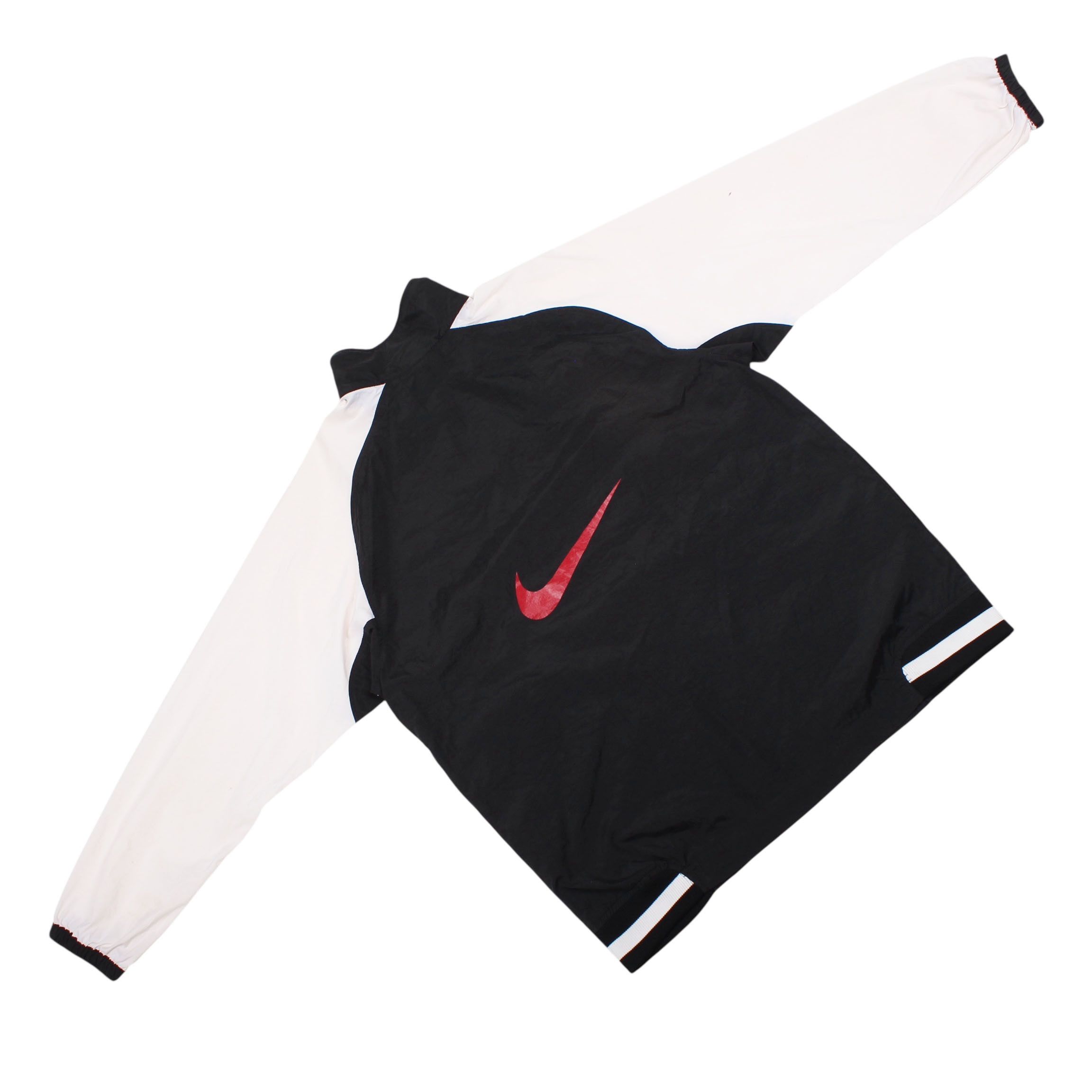 Nike Nike Windbreaker Jacket Red Swoosh Full Zip 90s Style Size US XL / EU 56 / 4 - 3 Thumbnail