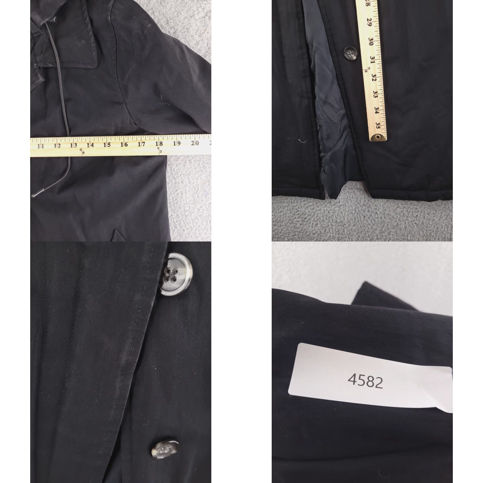 Banana Republic Banana Republic Coat Womens XS Black Trench Wool Blend Long Coat Mens? Size XS / US 0-2 / IT 36-38 - 8 Thumbnail
