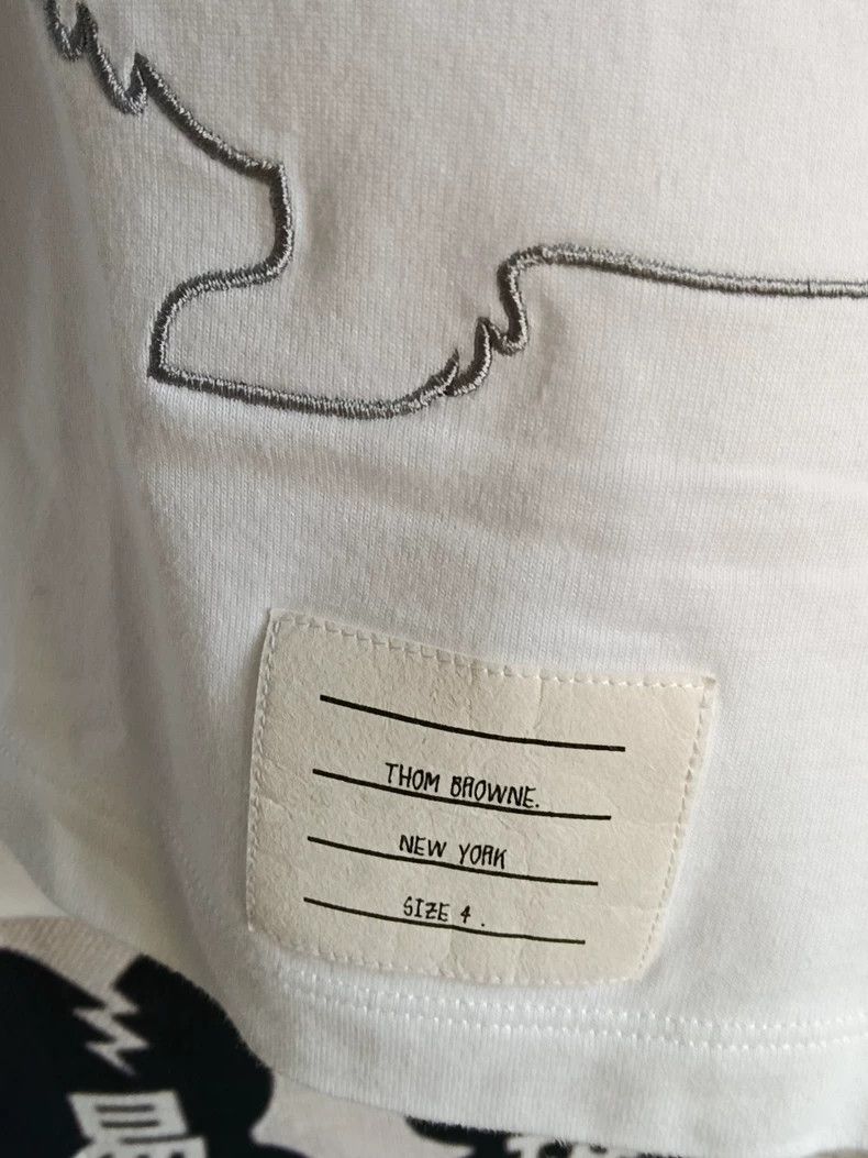 Thom Browne Thom browne Animal puppy pattern round-neck sweater short-s Size US XL / EU 56 / 4 - 2 Thumbnail