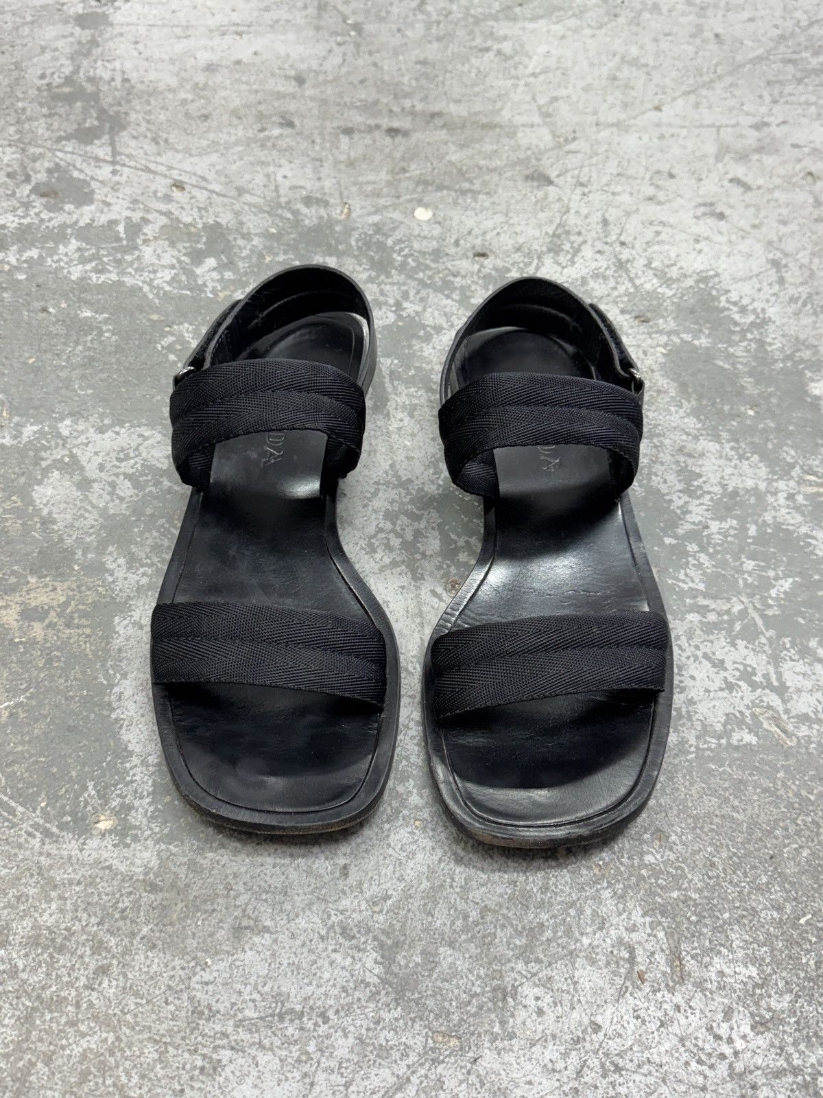 Prada Prada Leather Sandals Slippers Flat Size US 10 / IT 40 - 3 Thumbnail