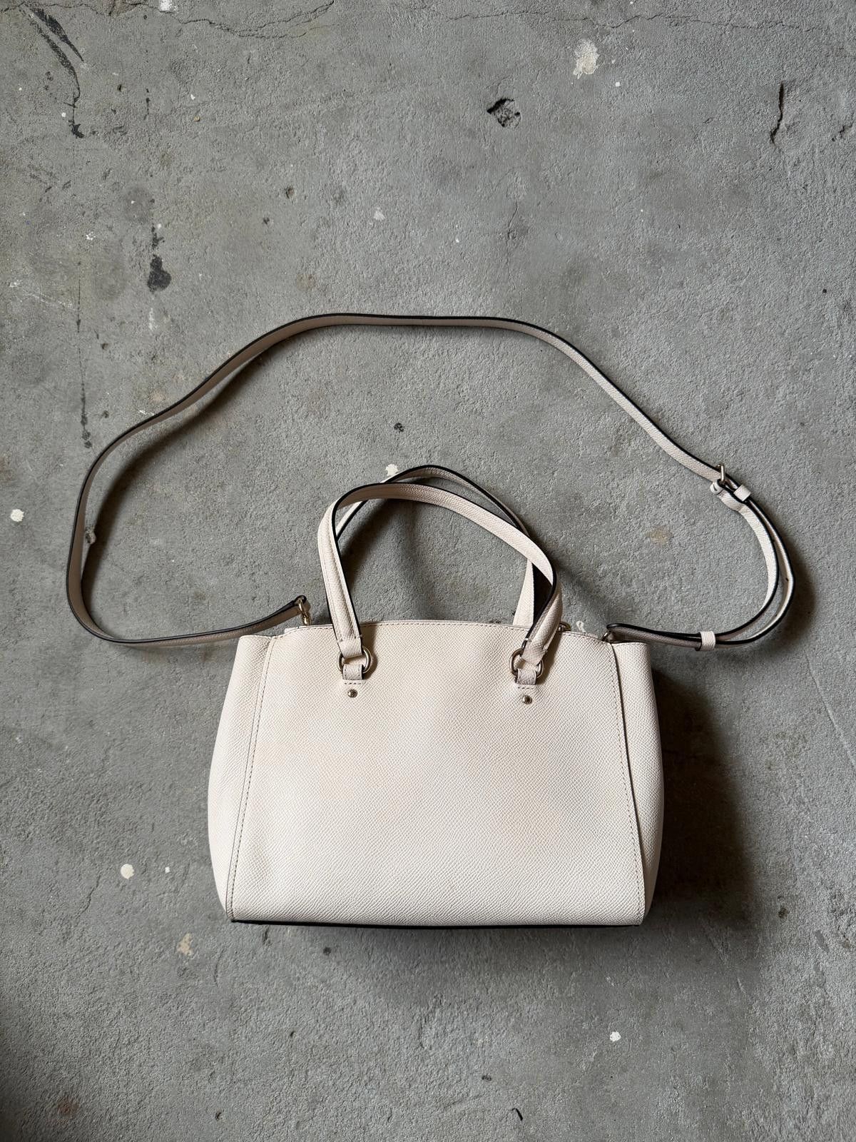 Coach Coach 2Way Mini Christie Leather Shoulder Bag White Size ONE SIZE - 7 Thumbnail