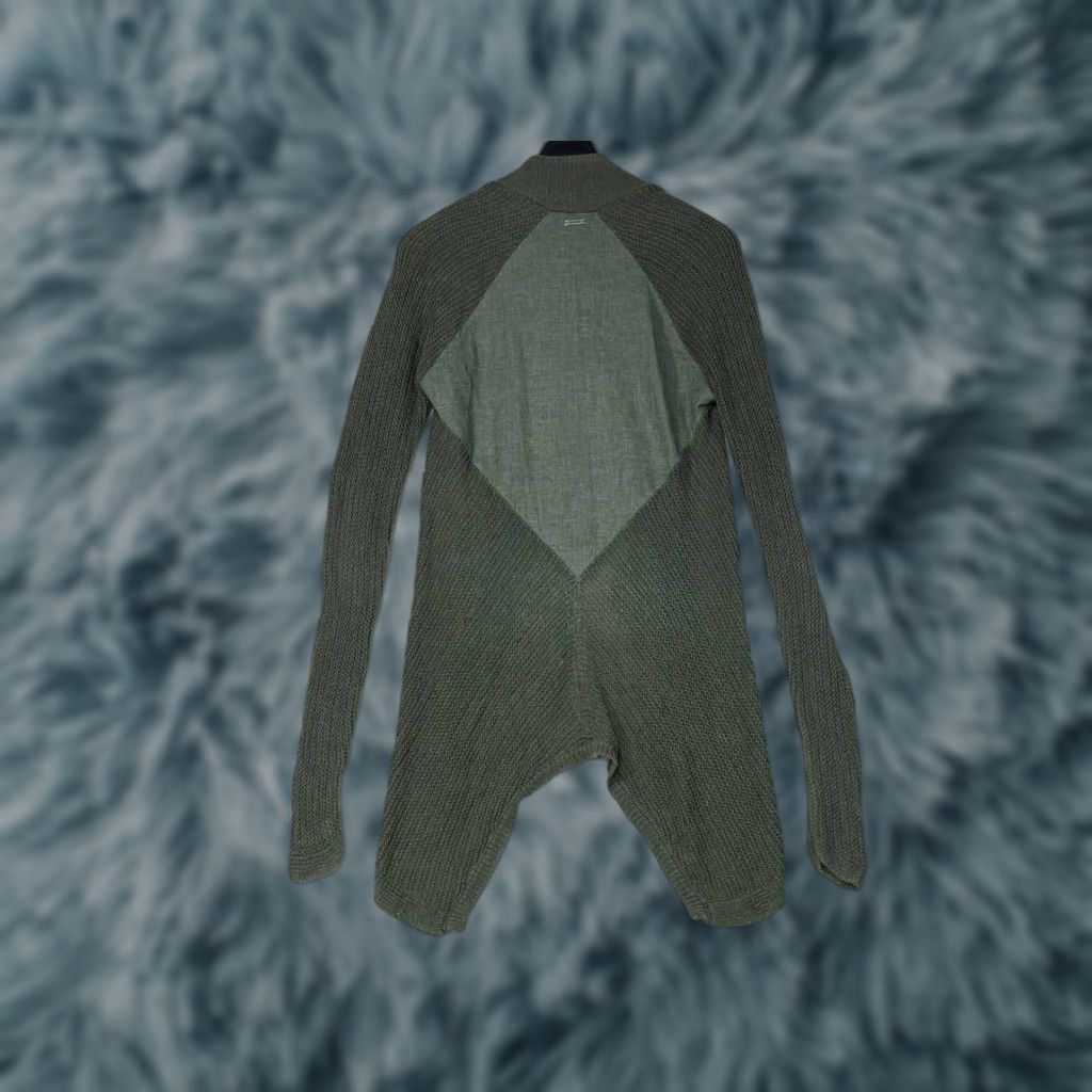 Prana VINTAGE PrAna Green Boho Oversized Knit Open Front Cardigan Size Small Size S / US 4 / IT 40 - 1 Thumbnail