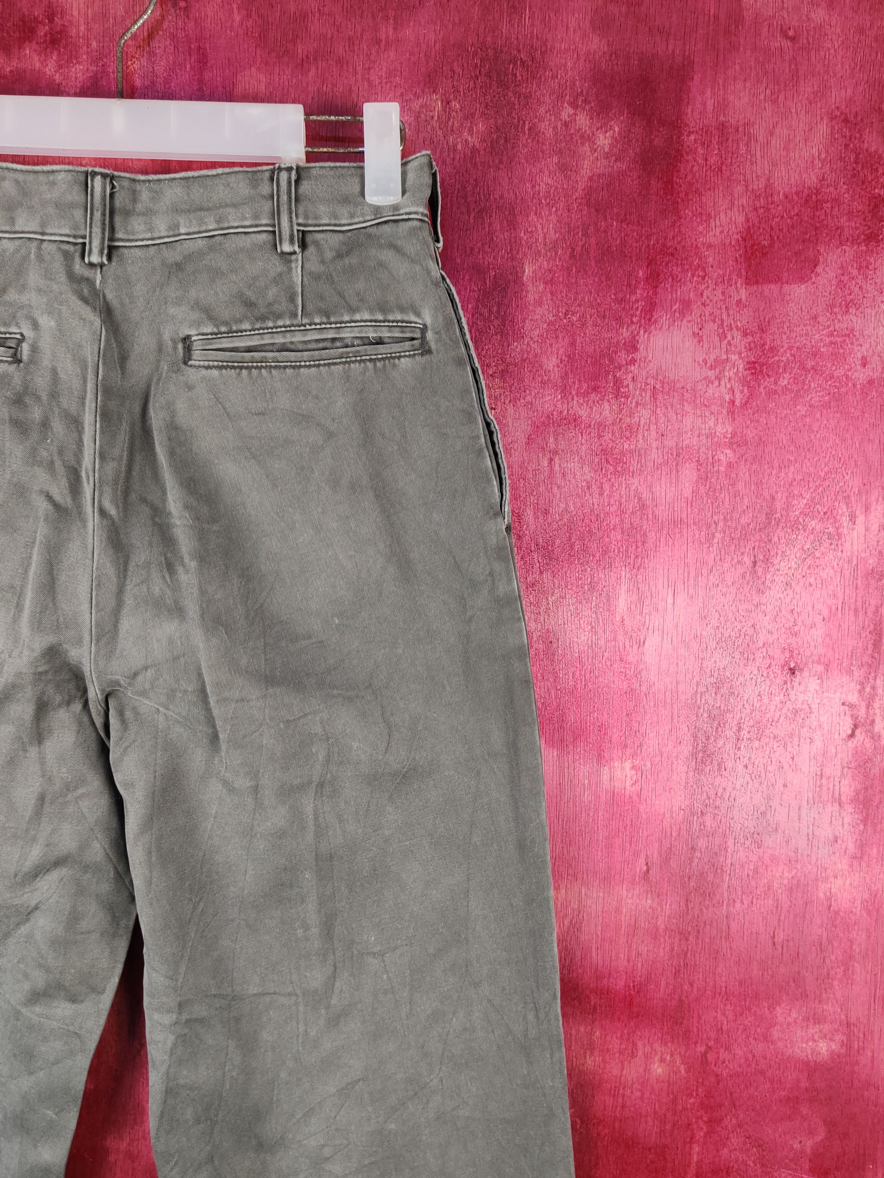 Japanese Brand Wolvo Olive Multipocket Casual Pants #S1568 Size US 29 - 10 Thumbnail