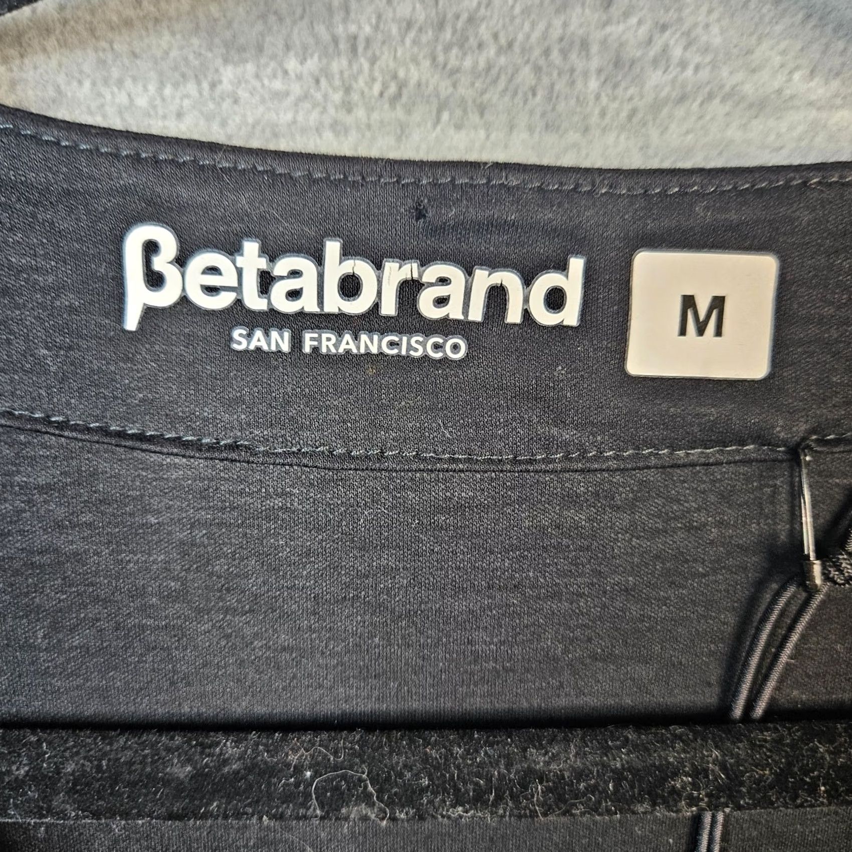 Vintage Betabrand Women's Wrapped Long Sleeve Black Dress Size M Size M / US 6-8 / IT 42-44 - 3 Thumbnail