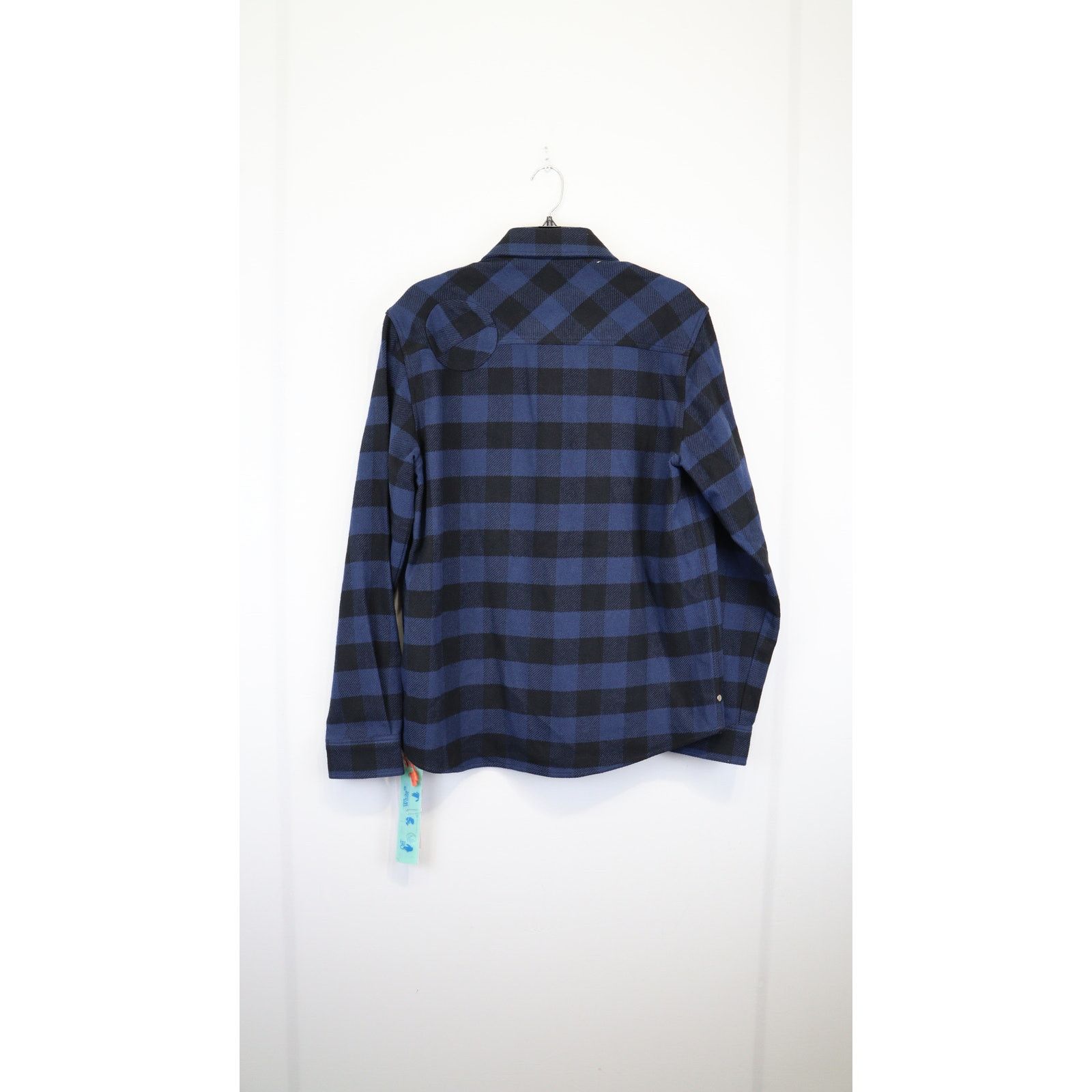 Off-White o1rshd1 Special Flannel Shirt in Black/Blue Size US M / EU 48-50 / 2 - 11 Thumbnail