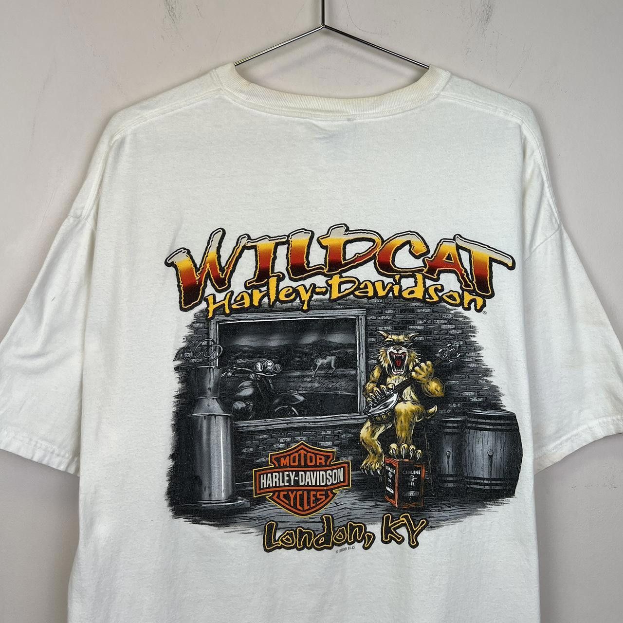 Harley Davidson Wildcat Harley-Davidson Vintage Tee - London, KY Size US XL / EU 56 / 4 - 2 Thumbnail